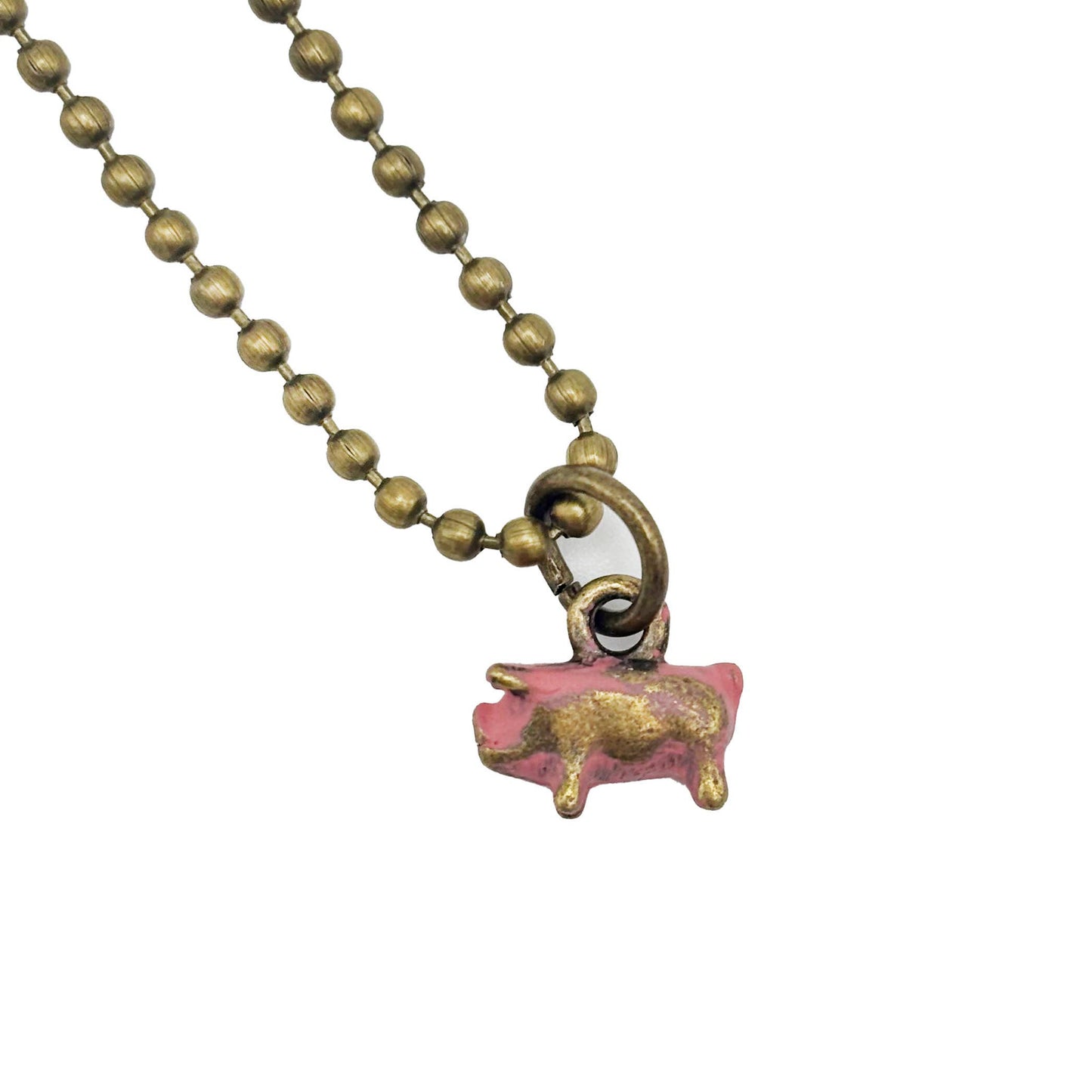 Pig Charm Bracelet, Necklace, or Charm Only