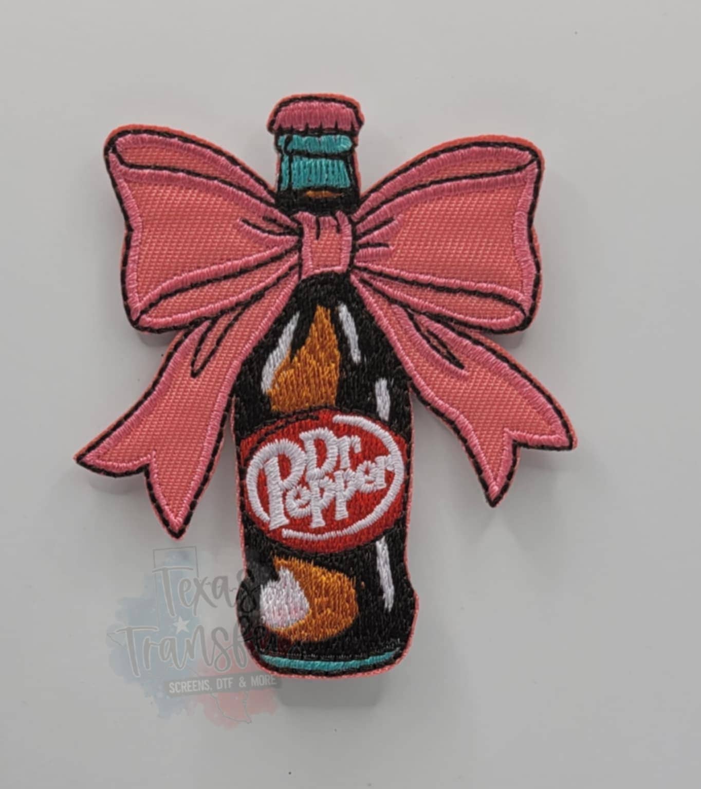 Dr. Pep Bow Iron-On PATCH