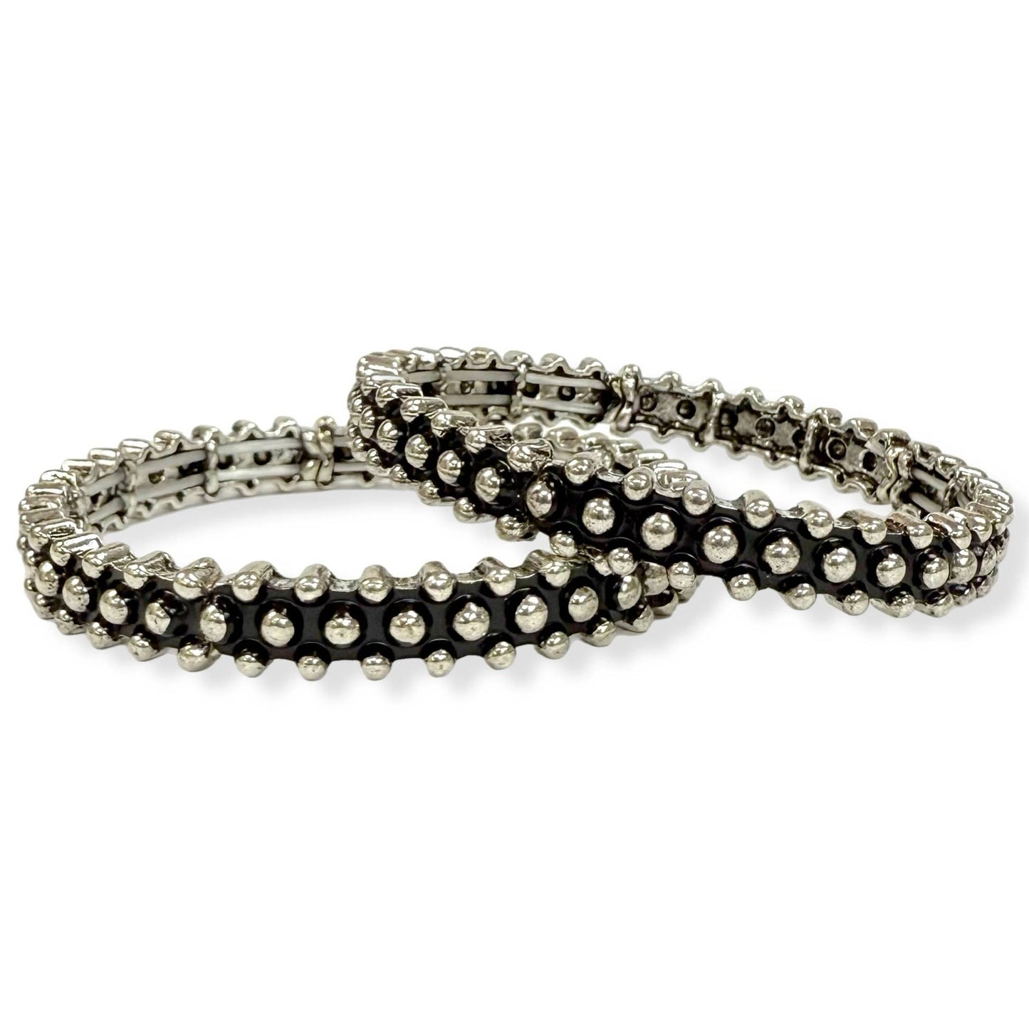 Mini Bubbles Triple Row Stretch Bracelet