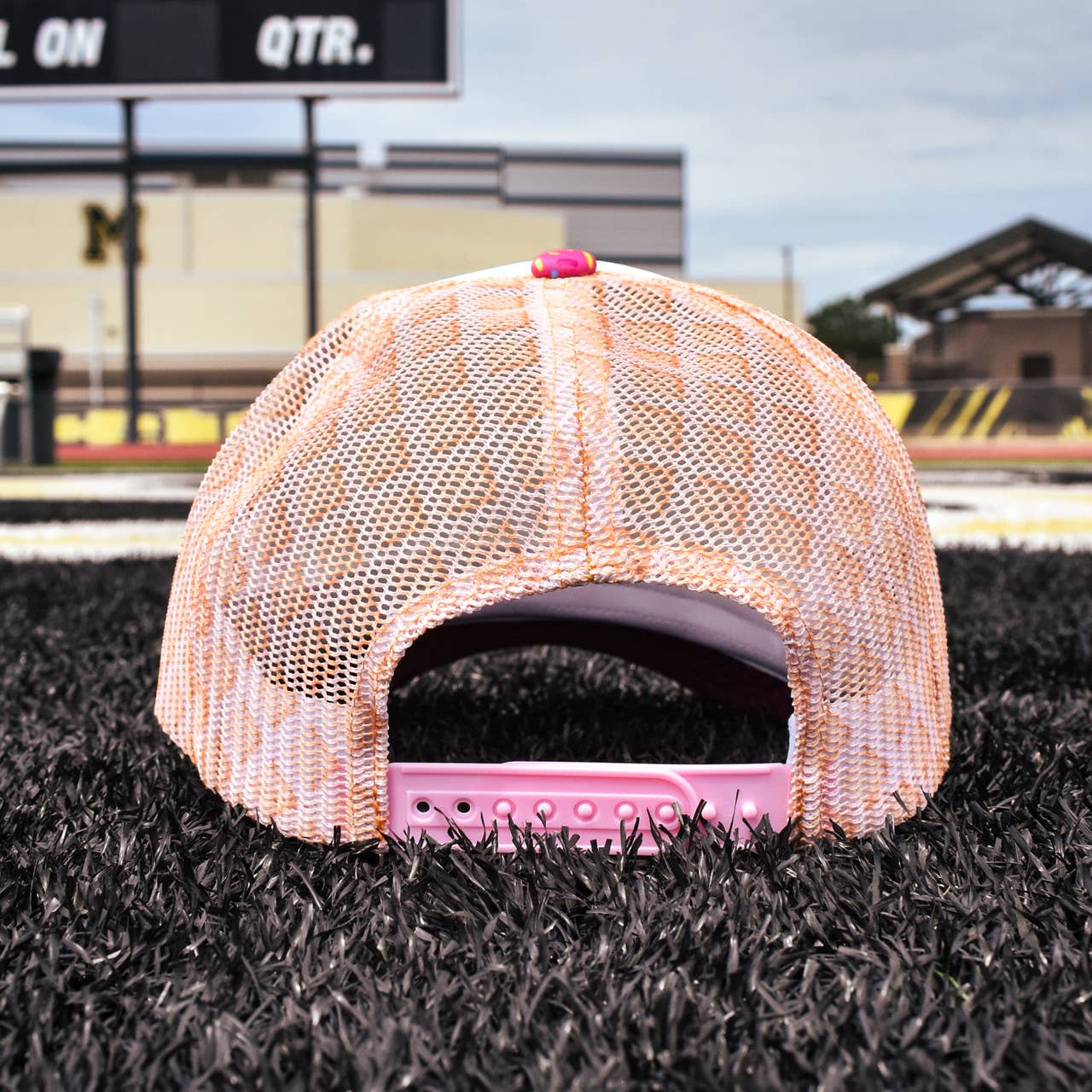 Ice Cream Drip Printed Mesh Trucker Hat