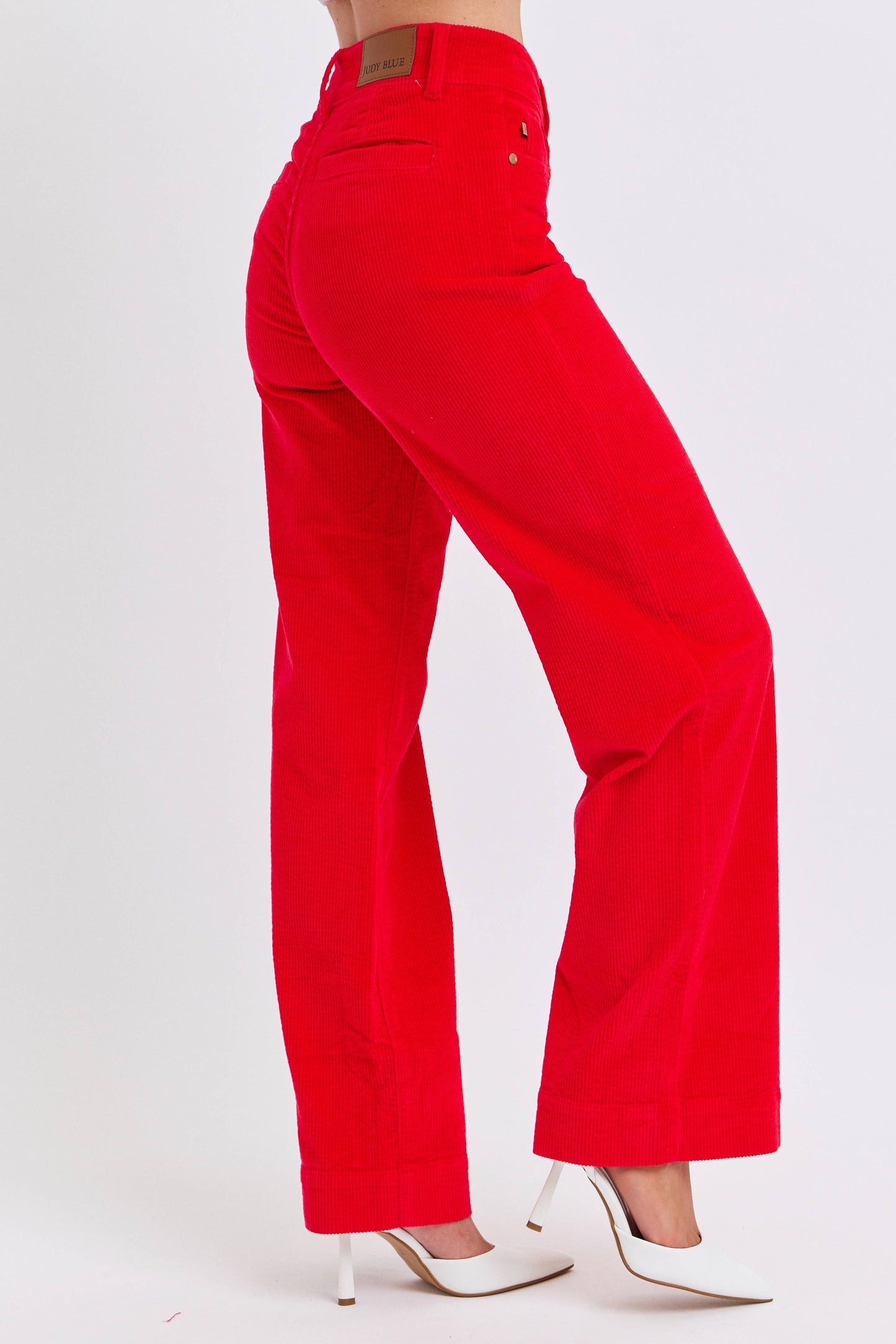 High Waisted Corduroy Trouser Wide