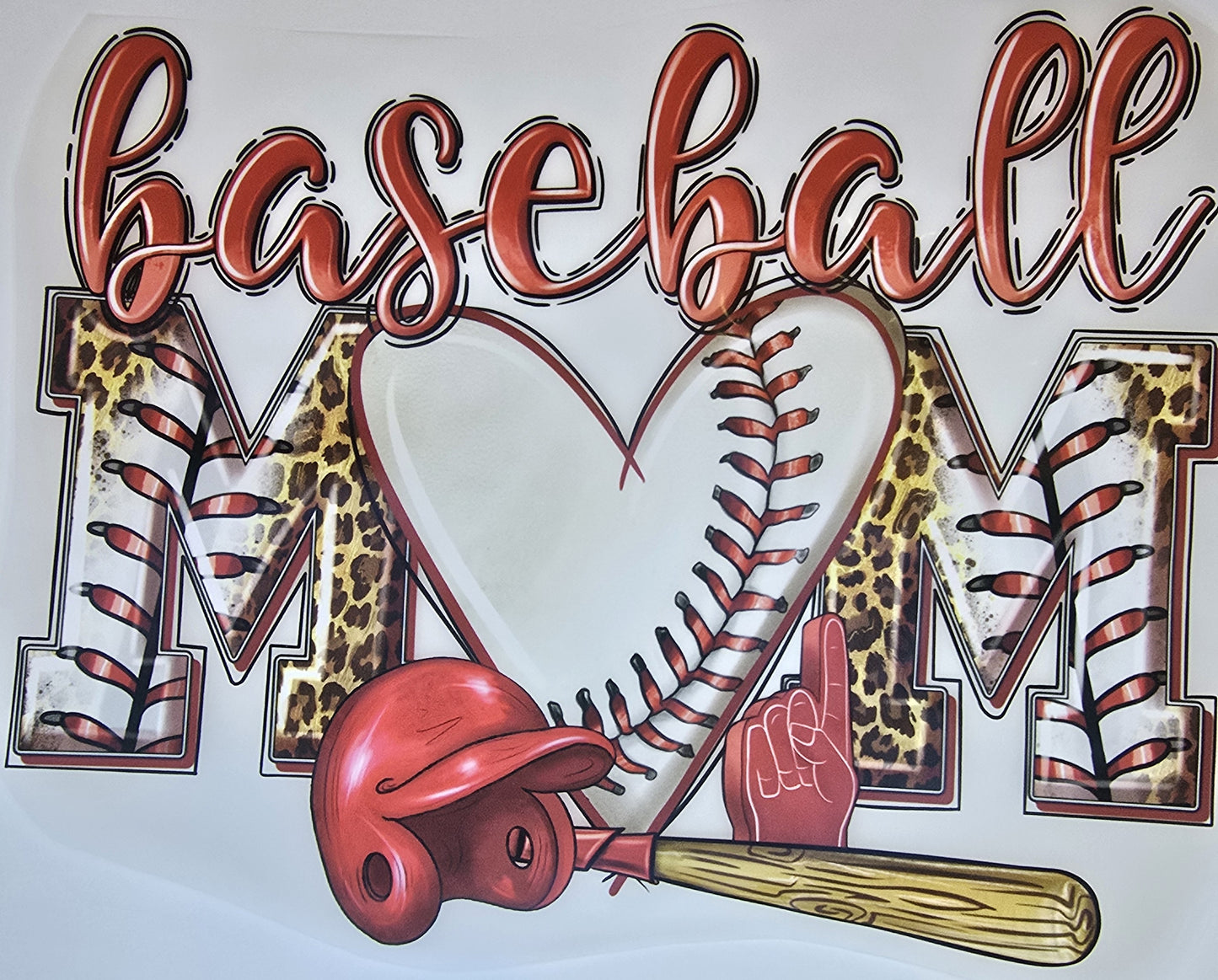 DTF Baseball "Baseball Mom" Bat and Helmet