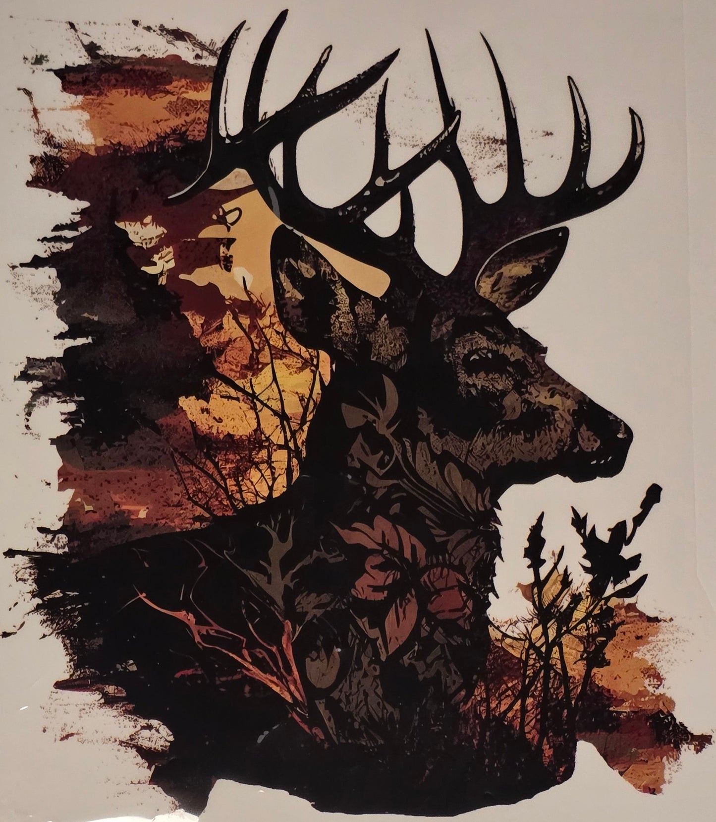 DTF Deer Hunt - Buck with Fall pattern
