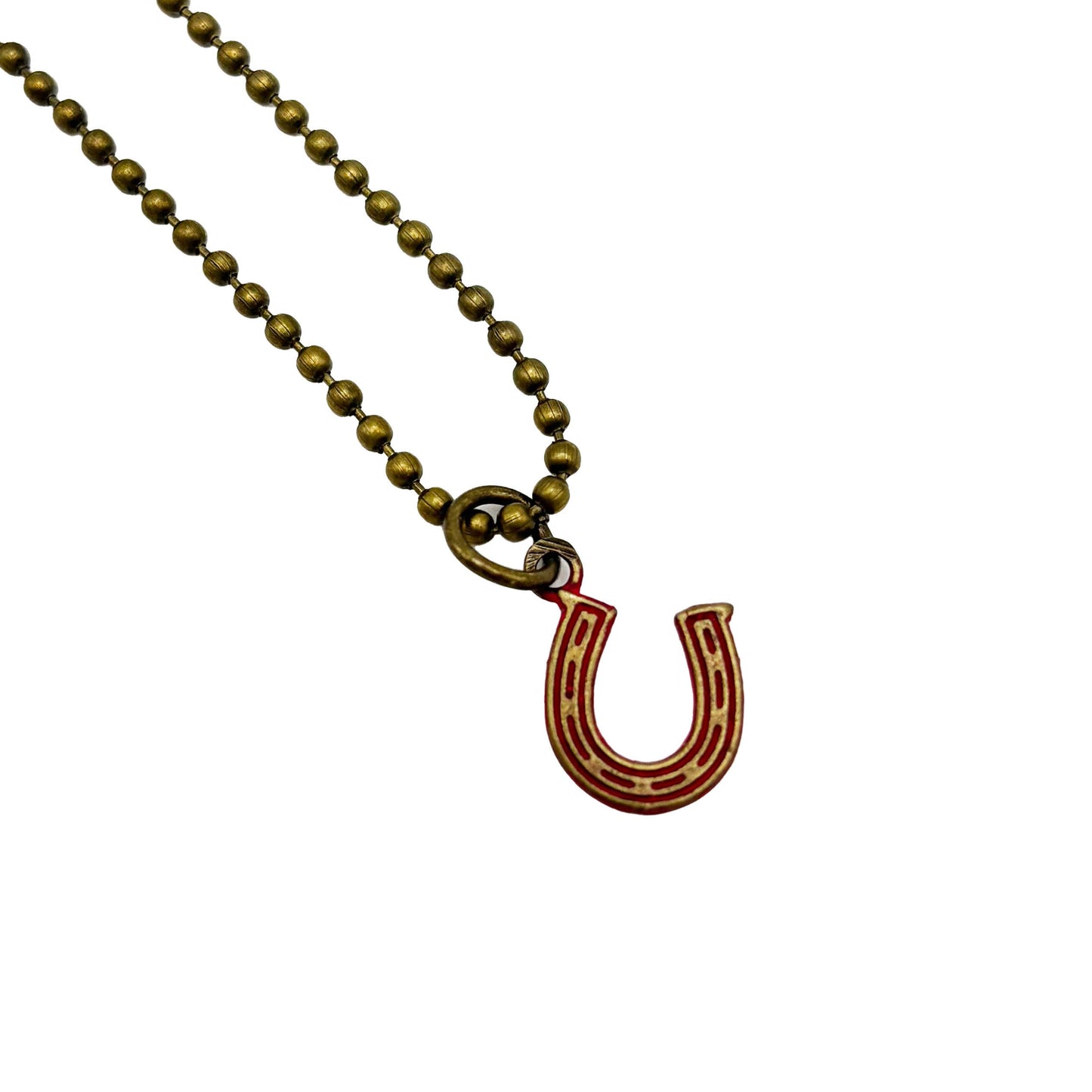 Horseshoe Luck Charm (available with bracelet or necklace)