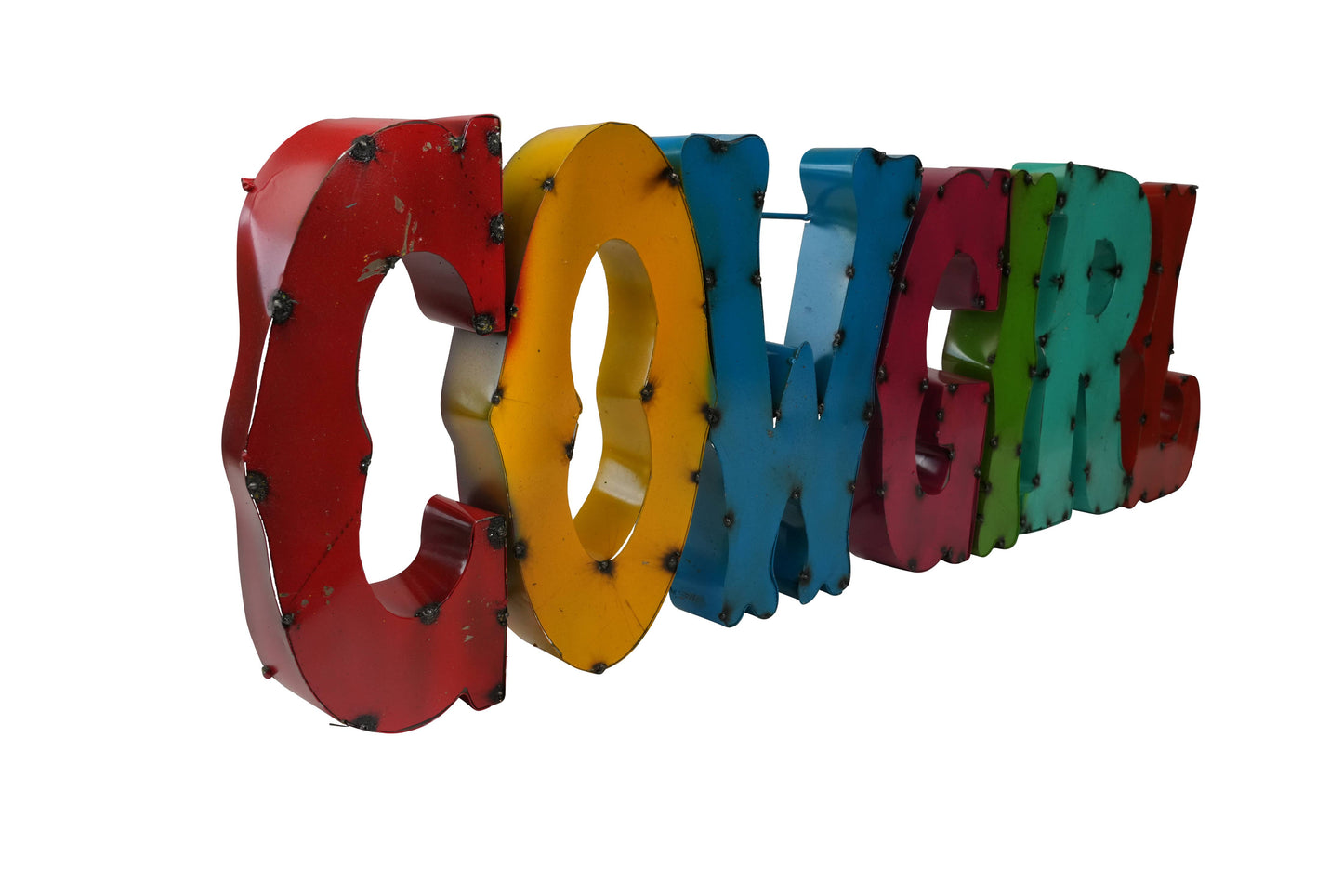 Cowgirl Metal Sign-44x13H-Colorful-Wall Decor-Cowgirl-NEW