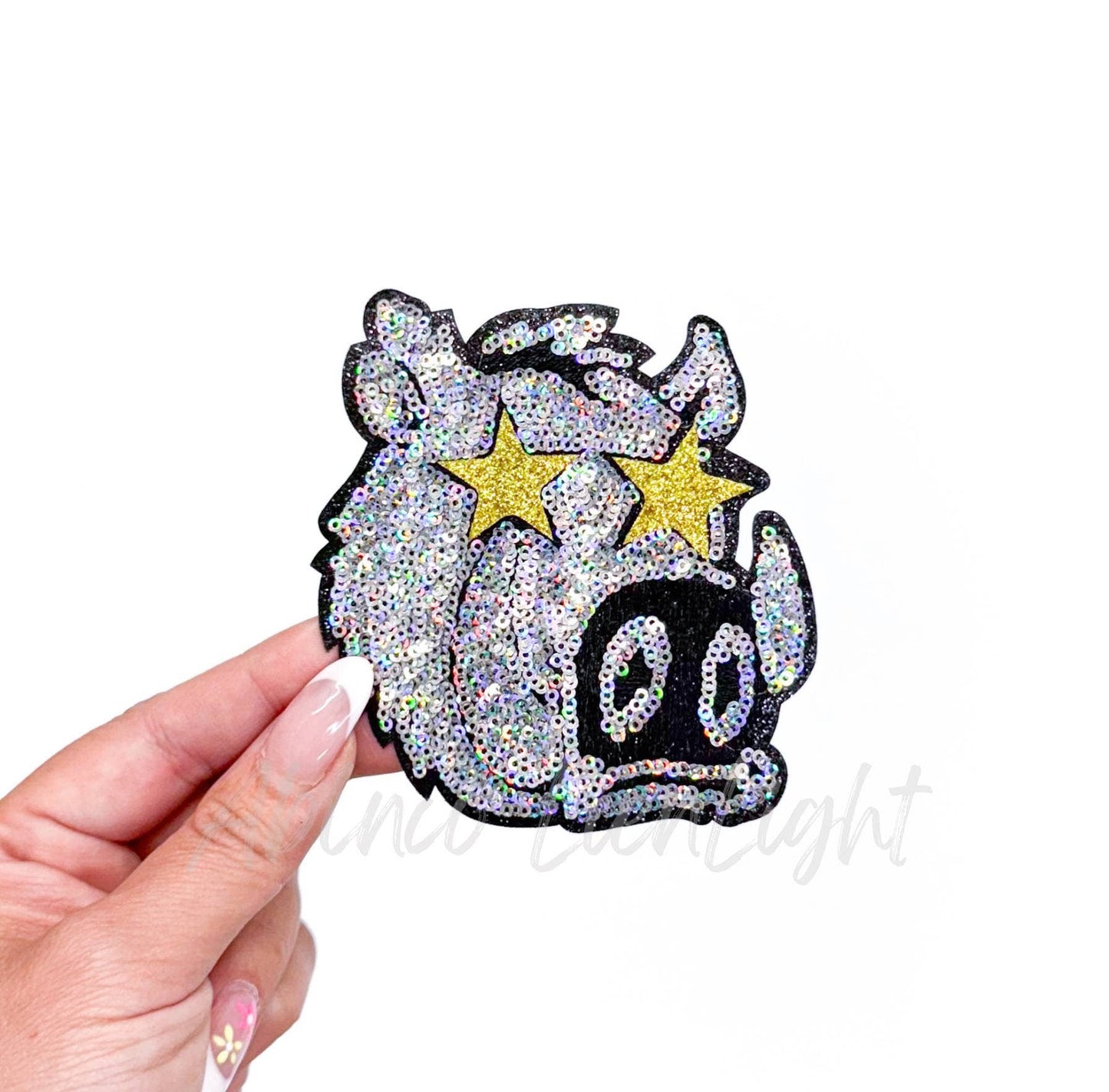 Hog Mascot Gameday Sequin Patch - Small