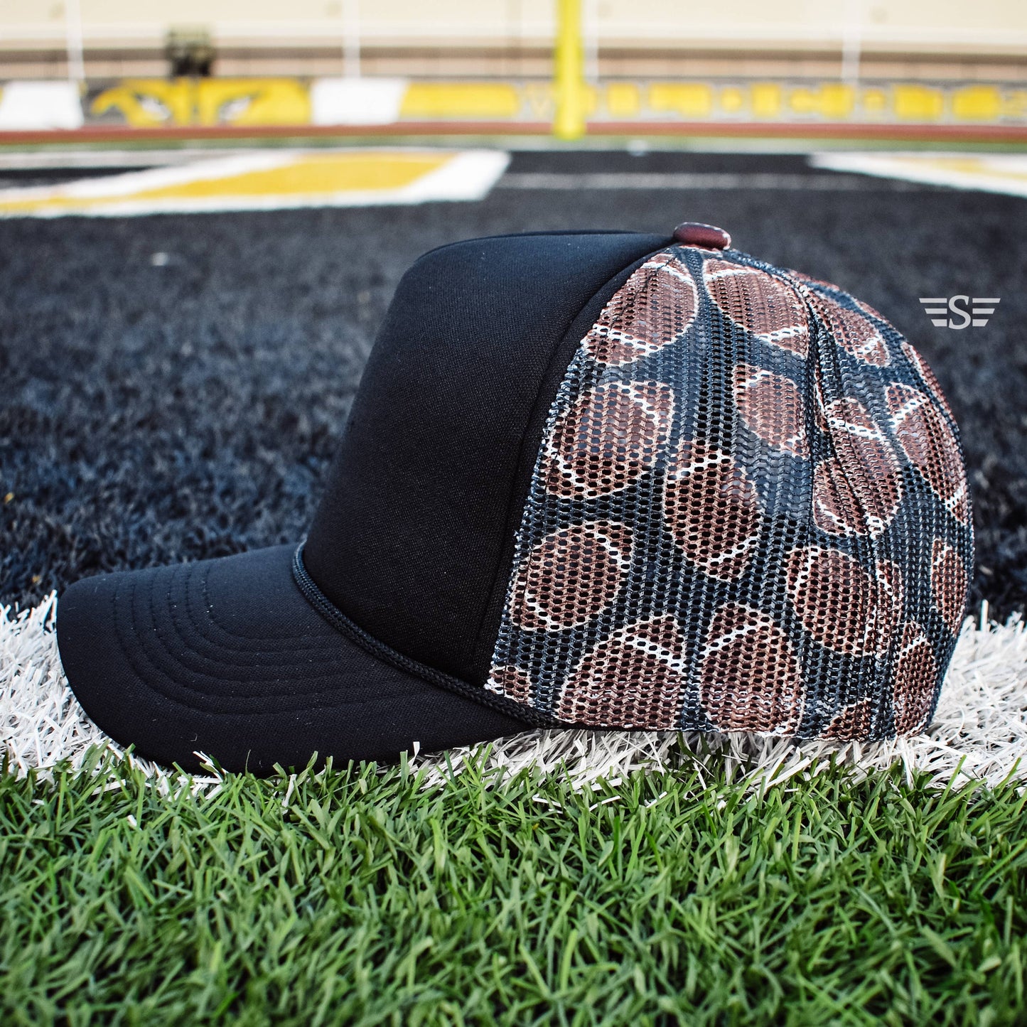 Football Mesh Back Foam Trucker Cap