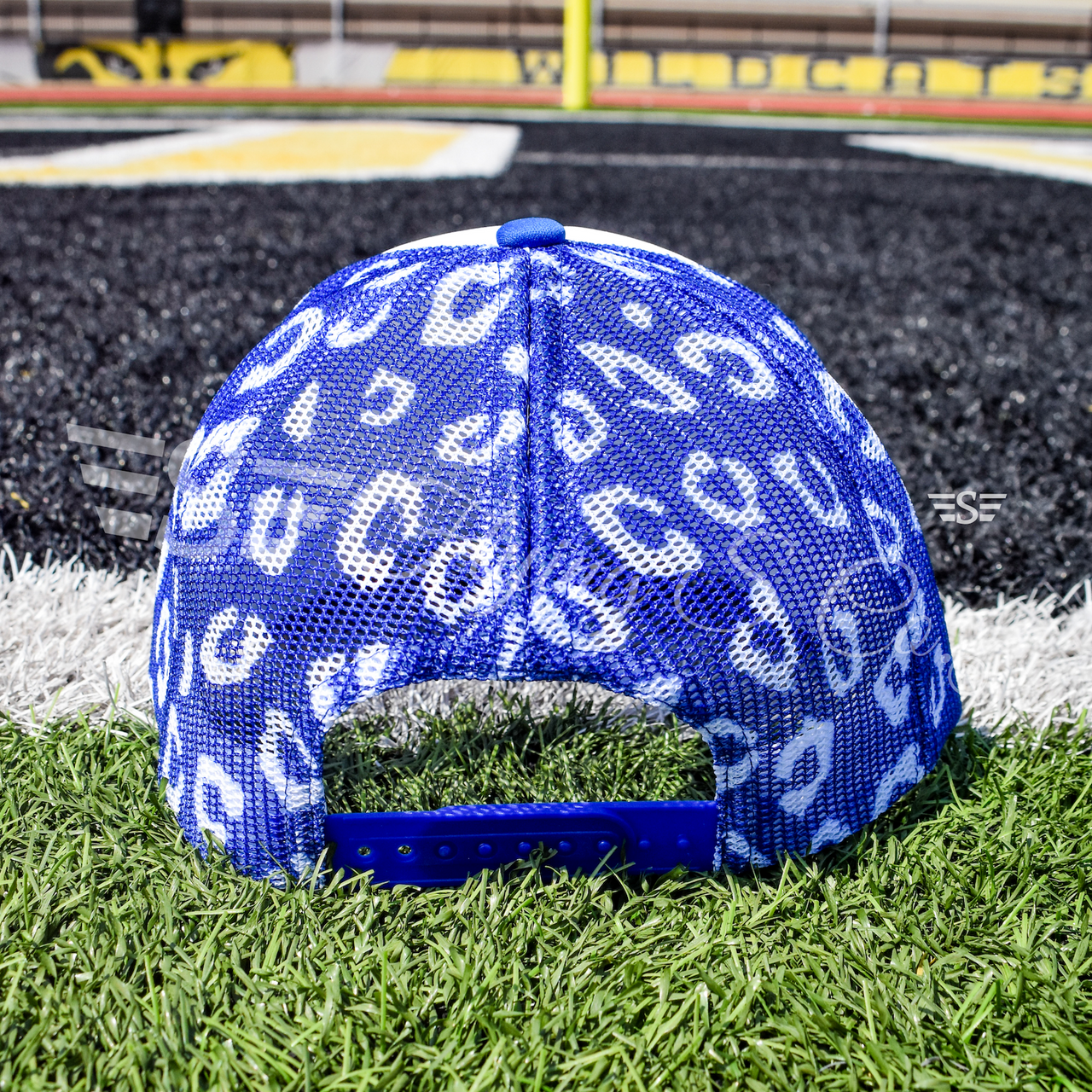 White Front Leopard Magna Pony™ Mesh Foam Trucker Hat