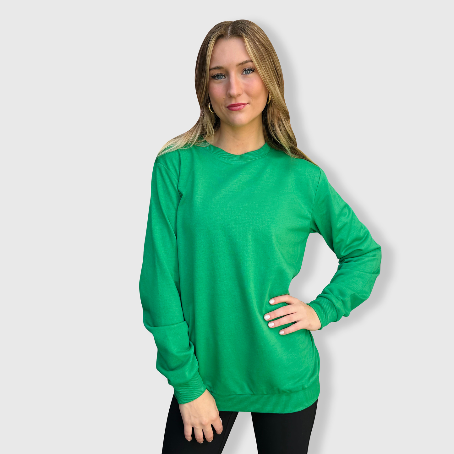 100% Polyester Sweatshirt Cotton-Feel