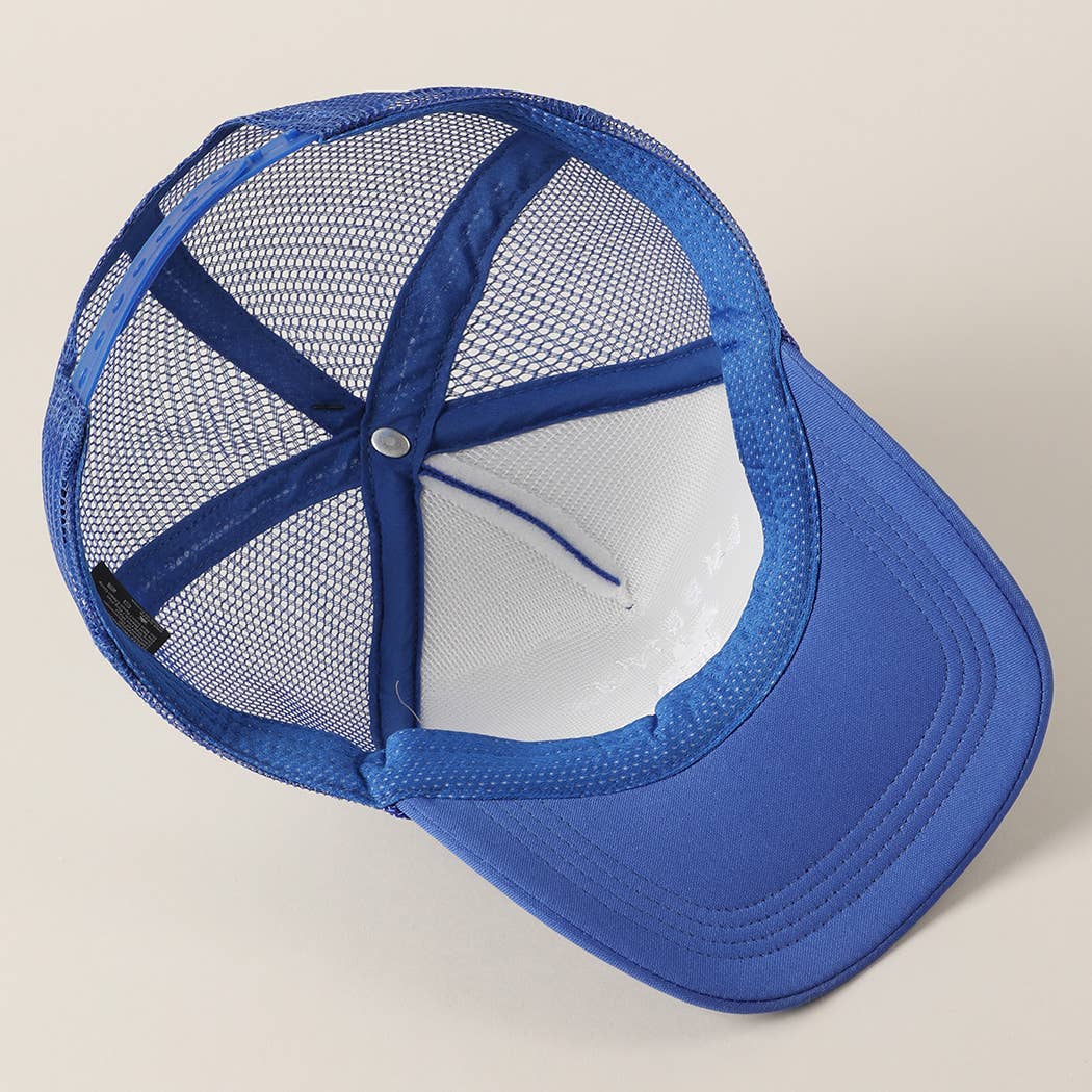American Cowgirl Embroidery Foam Trucker Hat