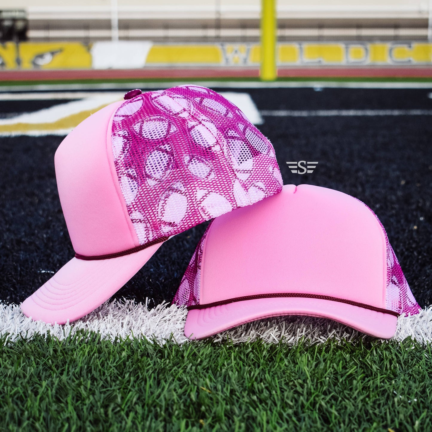 Football Mesh Back Foam Trucker Cap
