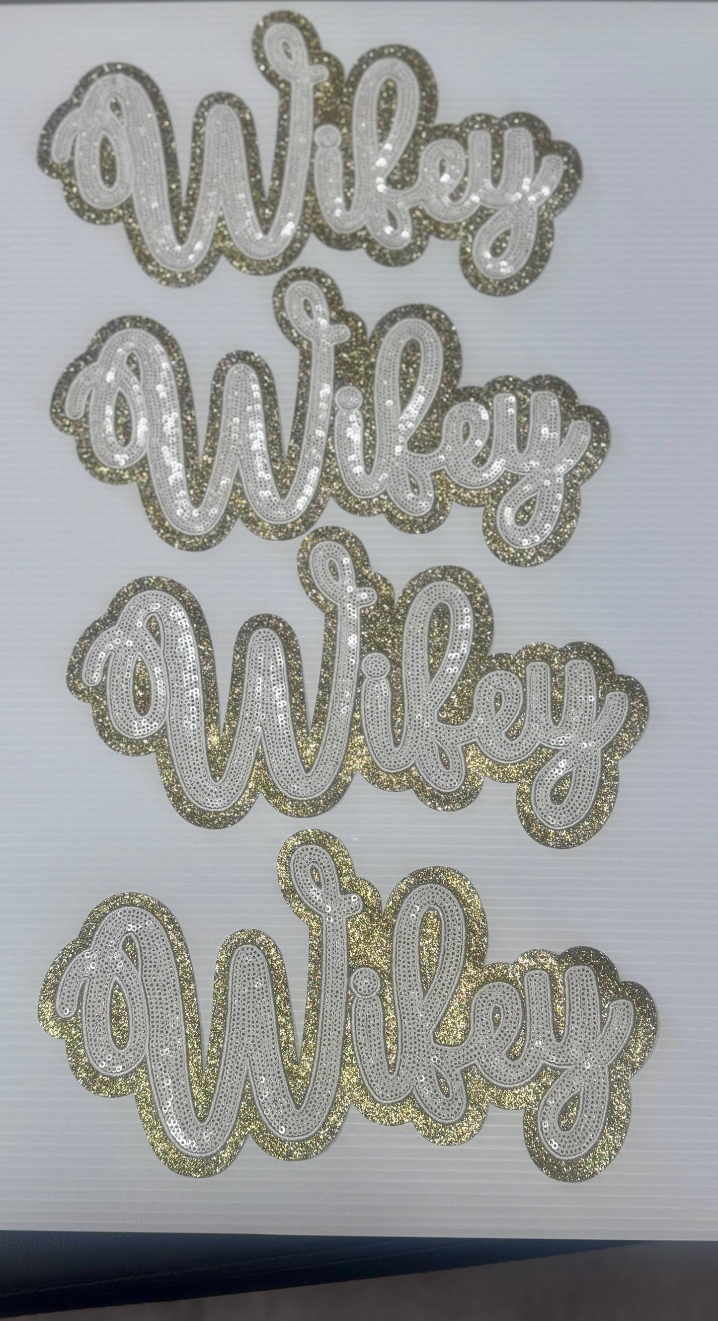 Wifey Patch, 11 in Patch, Sequin Patch, Bride Patch, Bridal Shower Patch, Bachelorette Patch, Iron on Patch, DIY