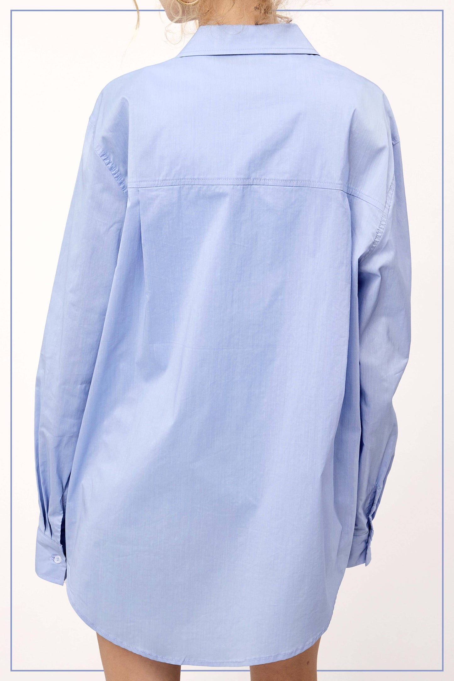 SRT7809-Classic Collared Button Down Poplin Shirts