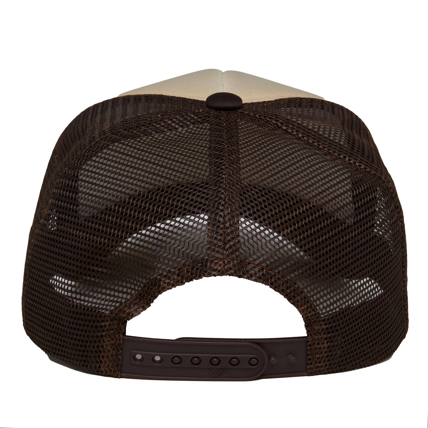 Foam Snapback Trucker Hat - Tan/Brown