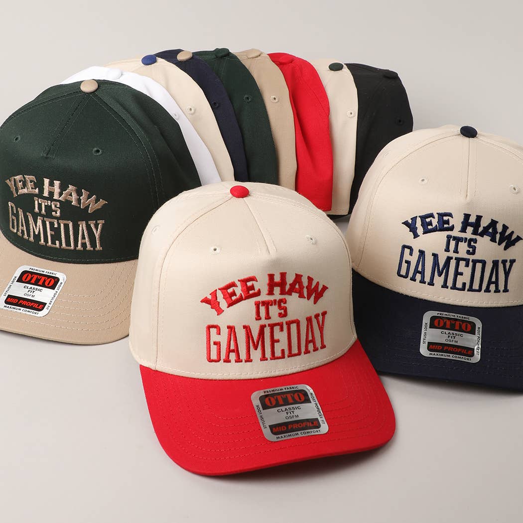 YEE HAW IT'S GAMEDAY Embroidered Trucker Hat
