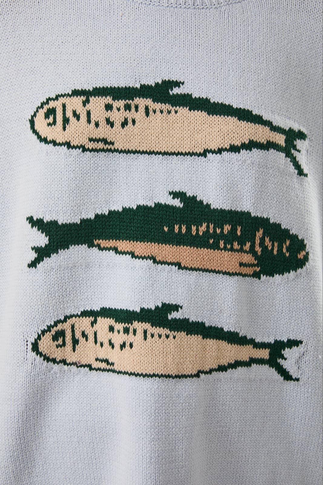 ROUND NECK 3 SARDINES SWEATER TOP