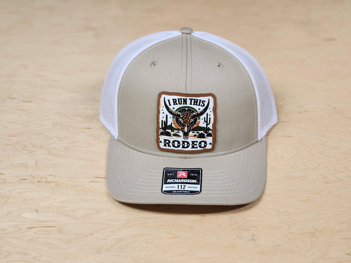 Rodeo Mesh Snapback Hat, Richardson 112, UV Printed Patch