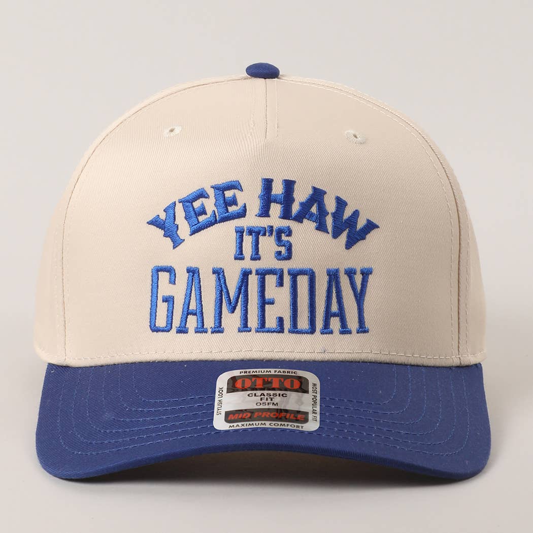 YEE HAW IT'S GAMEDAY Embroidered Trucker Hat