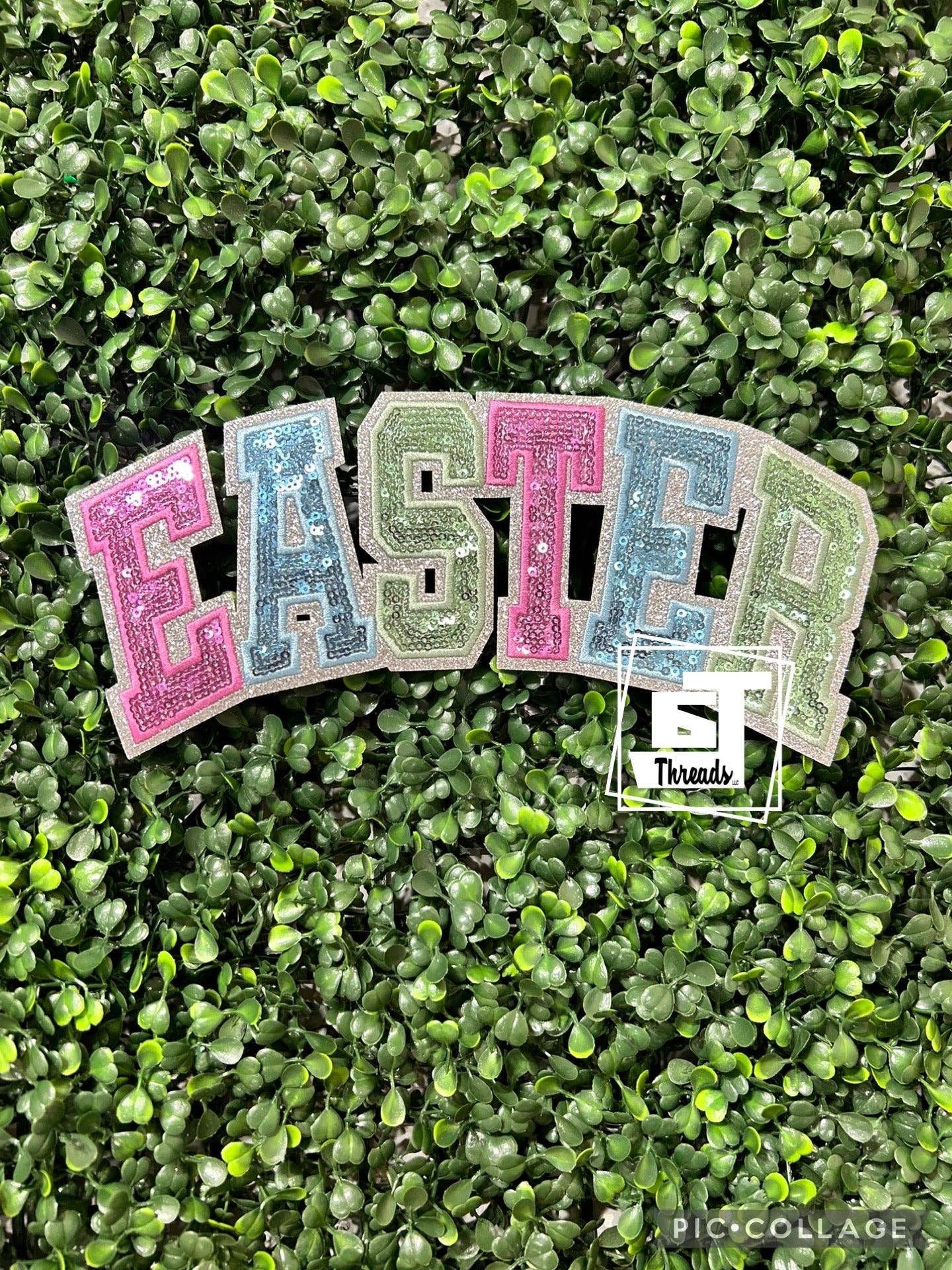 Pastel Sequin Easter....Patches Only