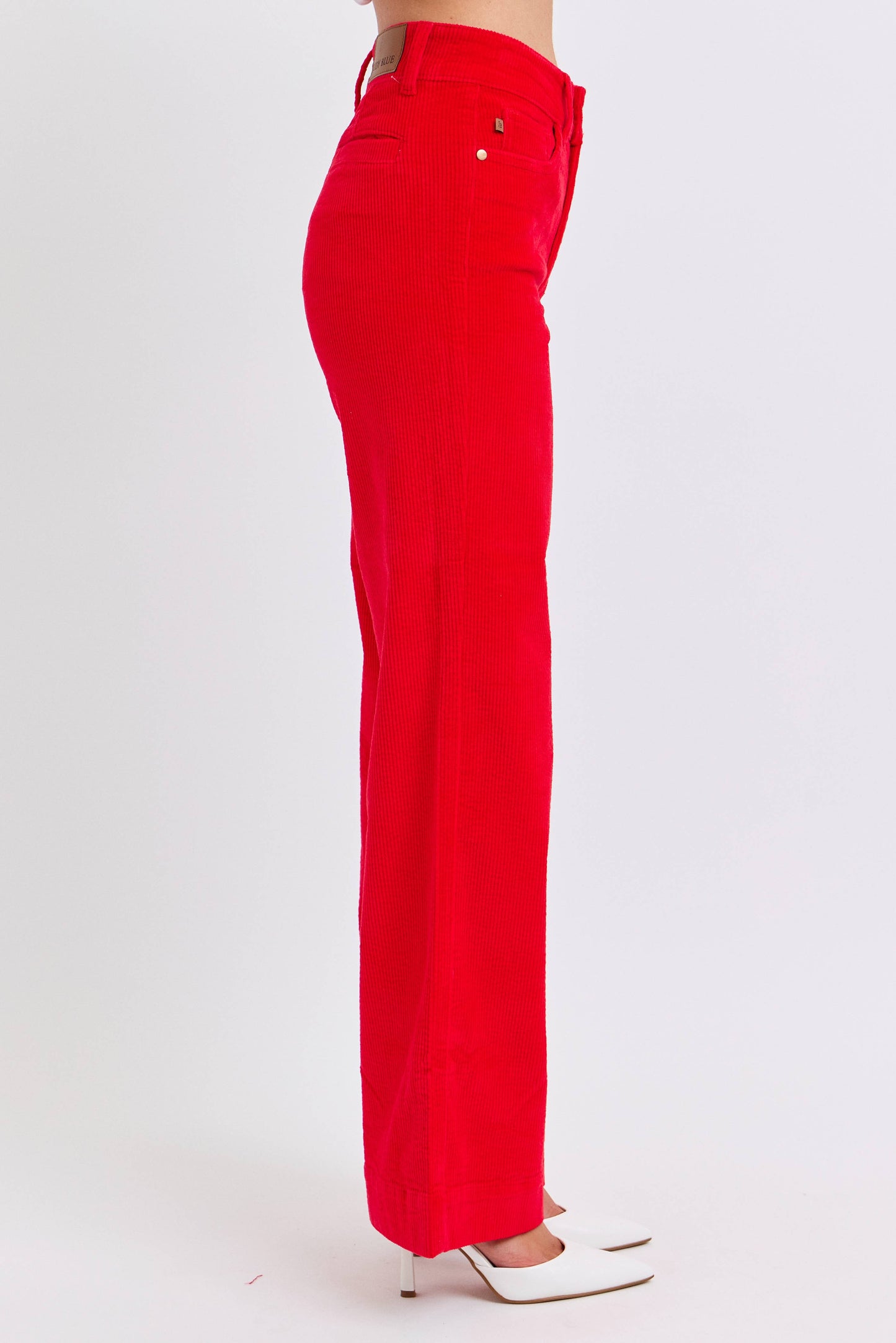 High Waisted Corduroy Trouser Wide