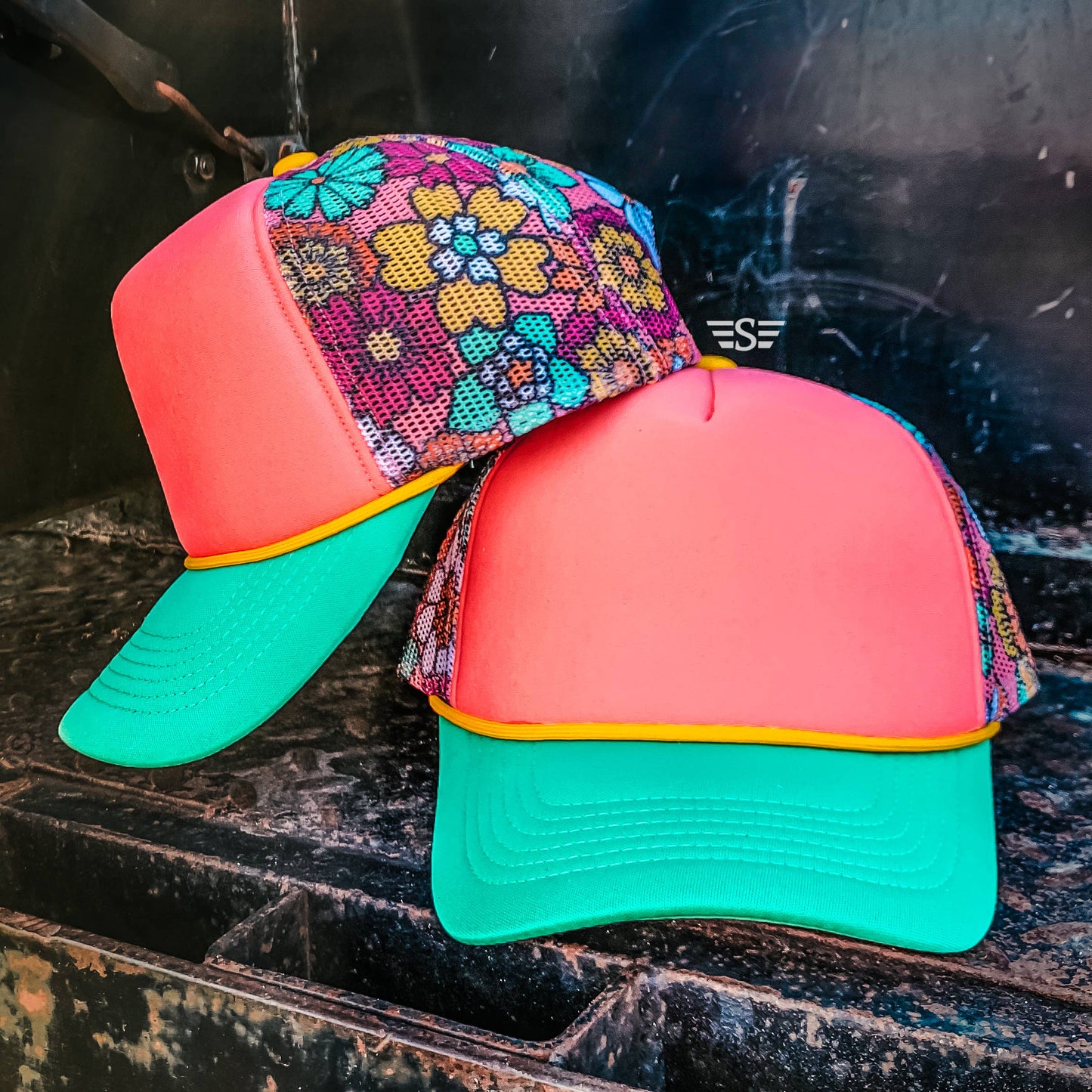 Magna Pony Floral Mesh Back Cap