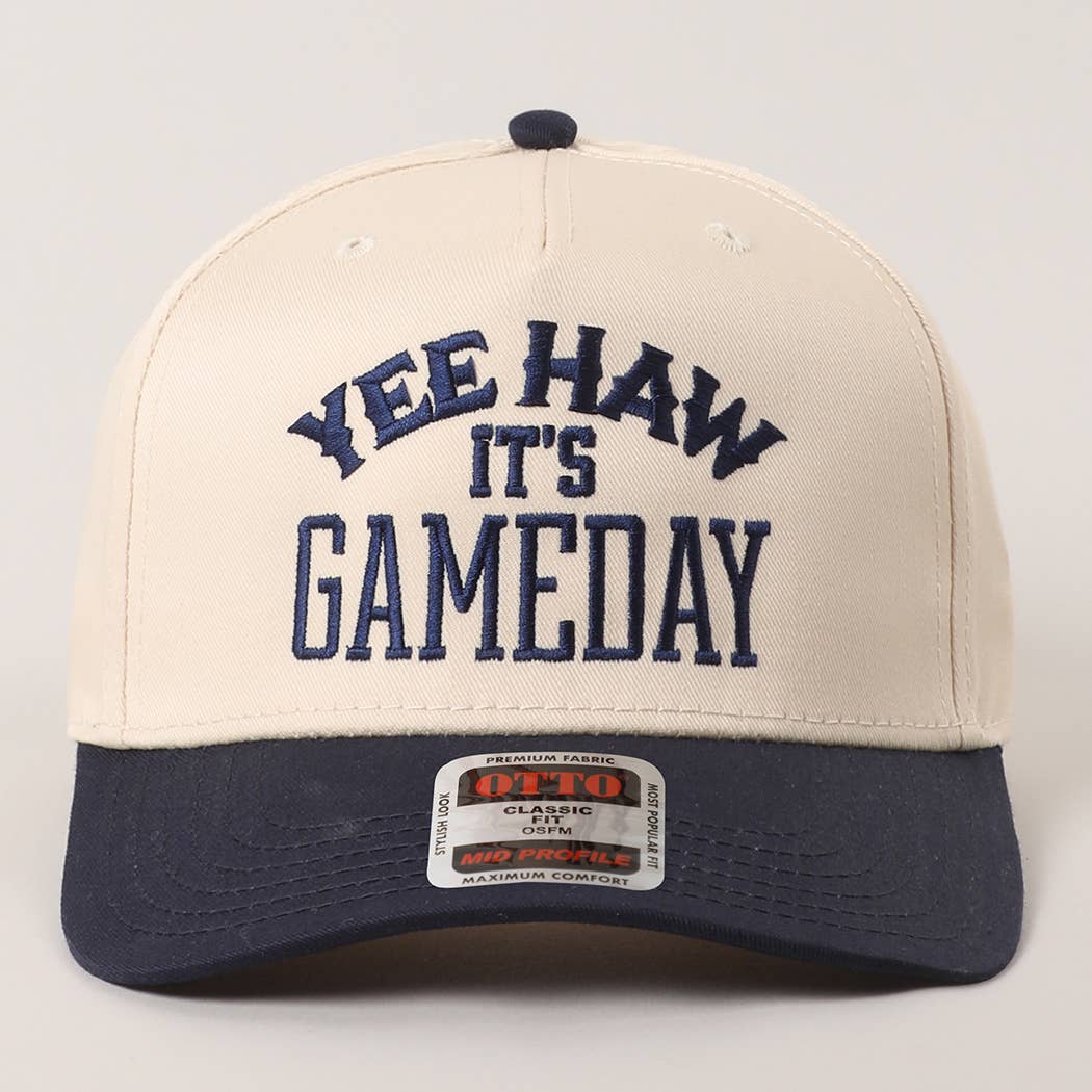 YEE HAW IT'S GAMEDAY Embroidered Trucker Hat
