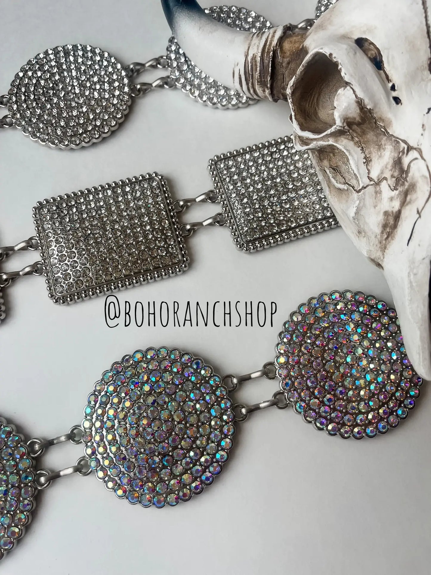 Bling Statement Western Chain Belt