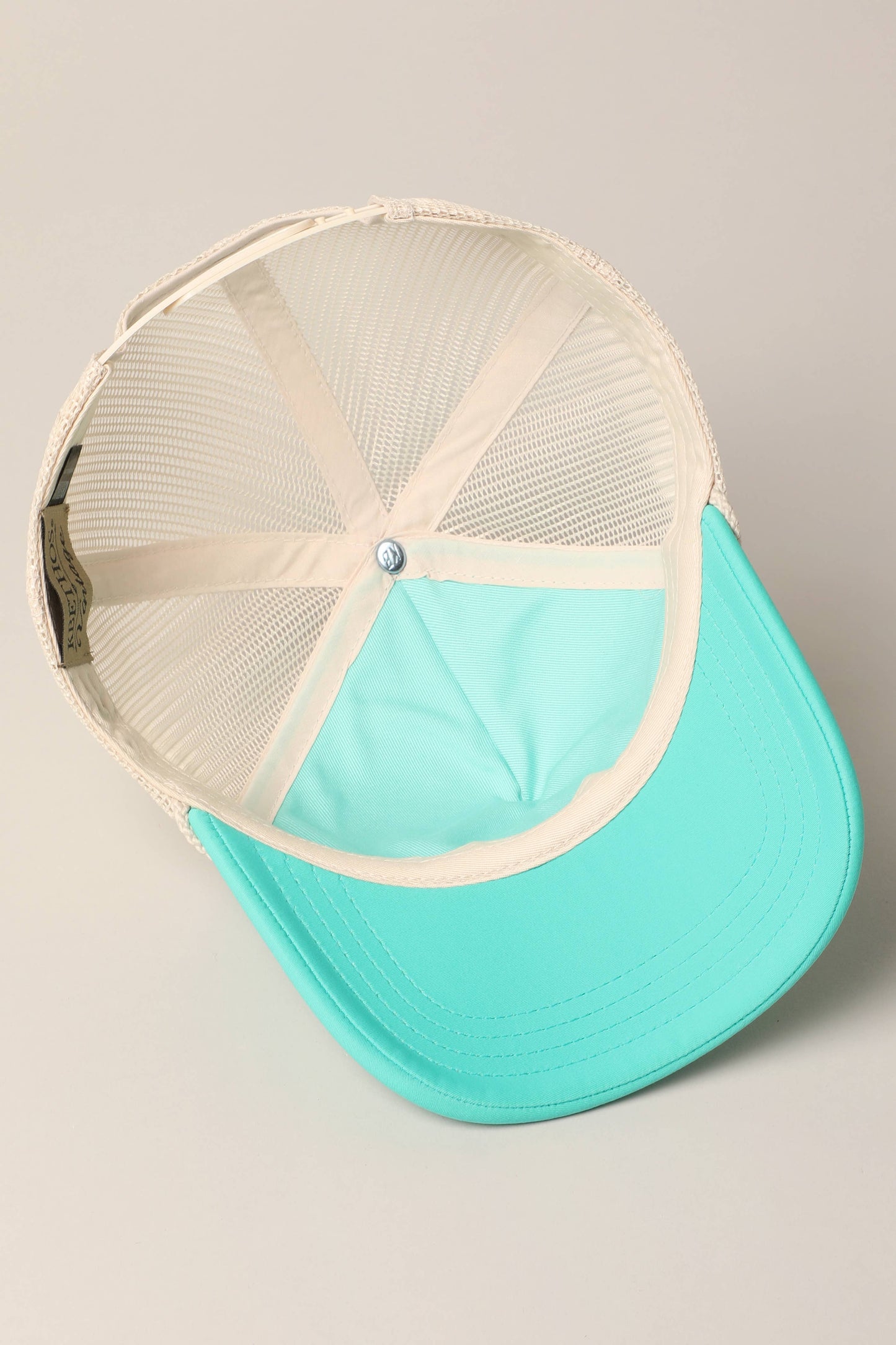 Plain Foam Rope Mesh Back Trucker Hat