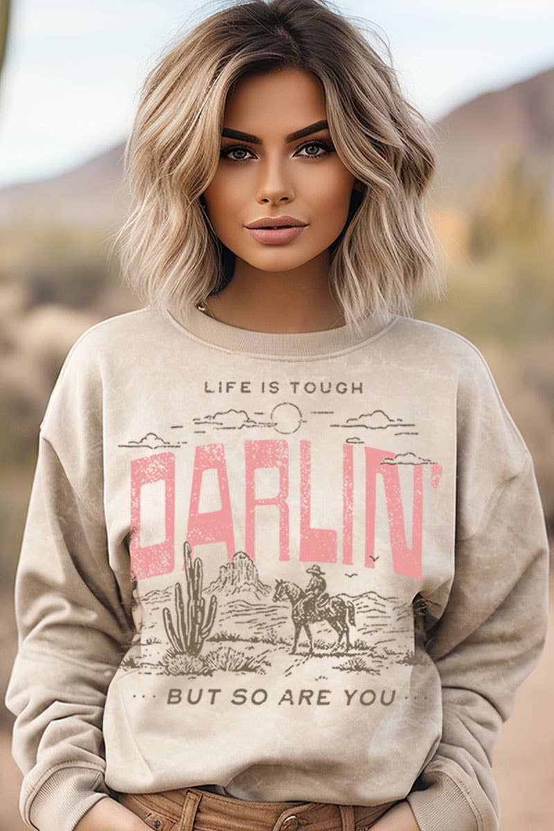 DARLIN MINERAL GRAPHIC SWEATWHIRTS