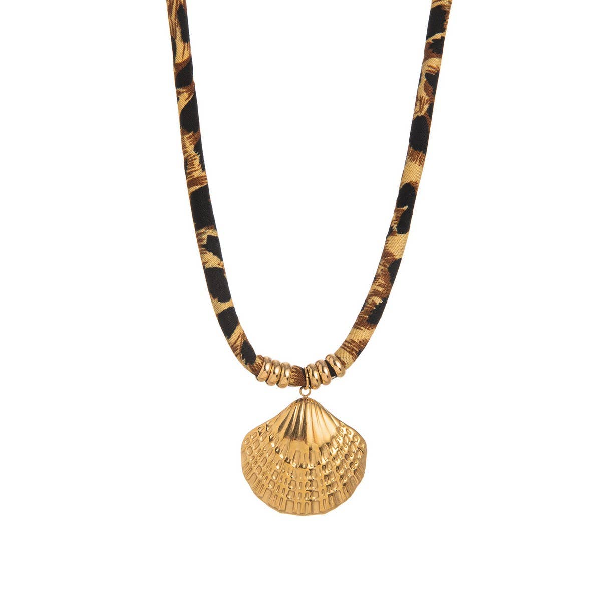 Leopard Velvet Cord Necklace – Bold Fall Statement_CWMM6954