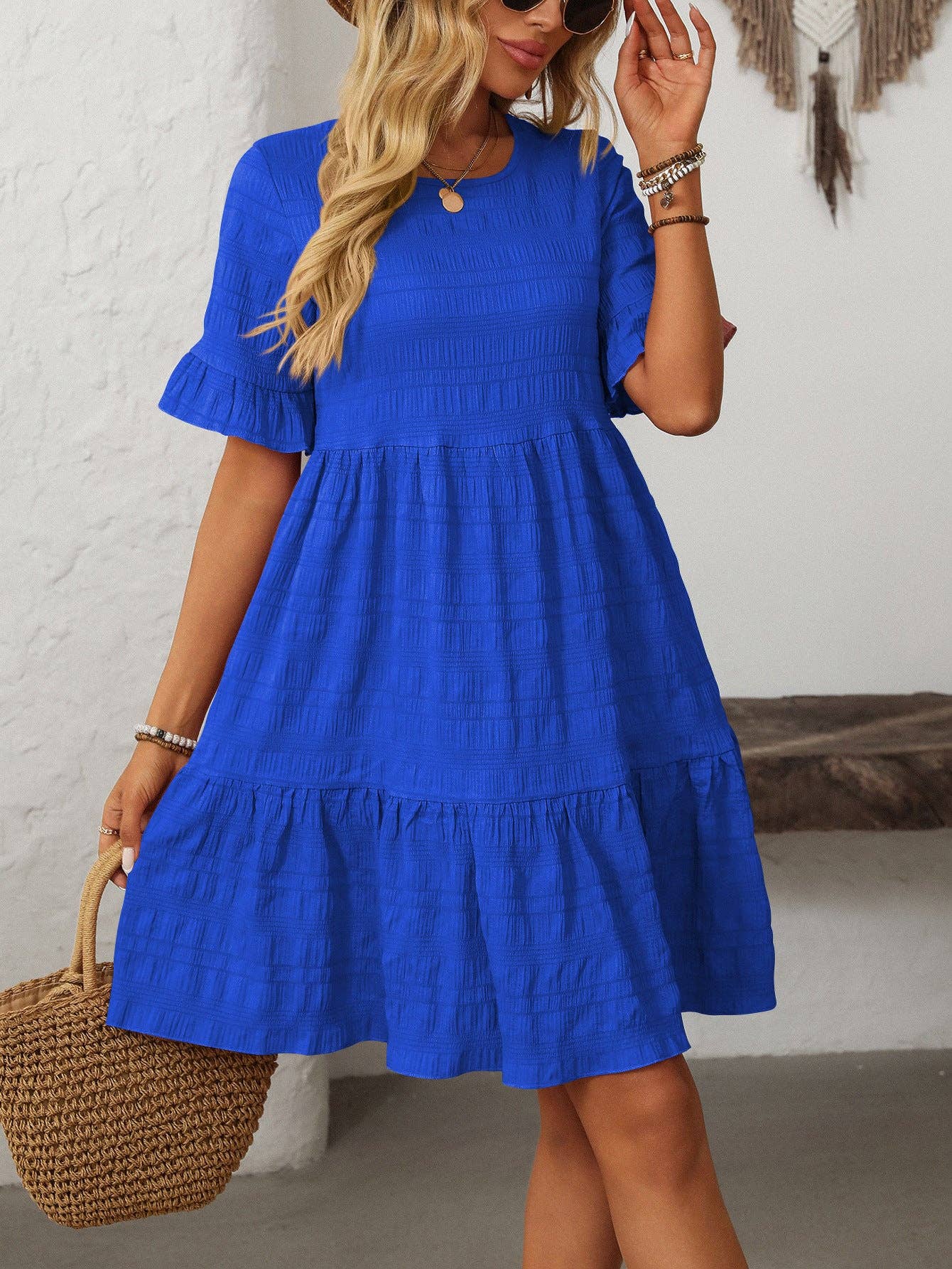 Loose Casual Short-Sleeve Elegant Dress