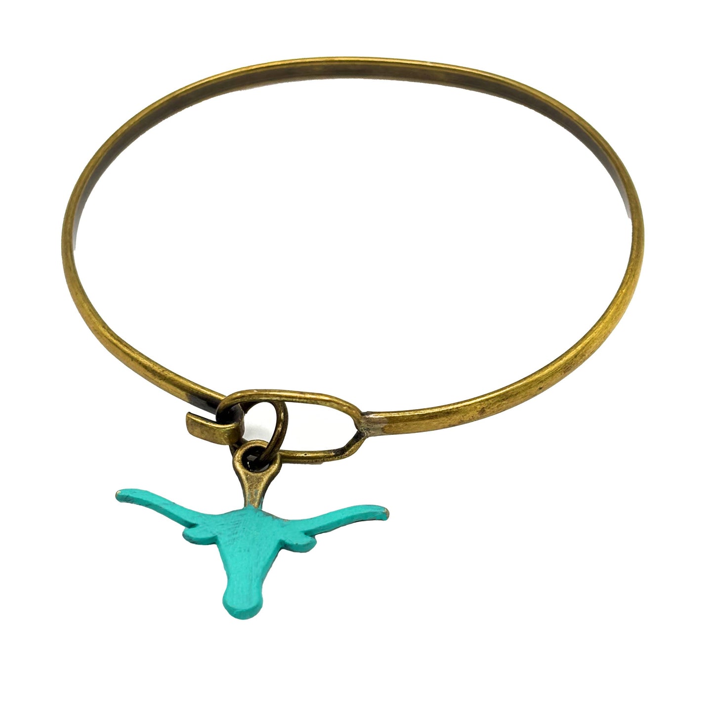 Longhorn Steer Charm (available with bracelet or necklace)