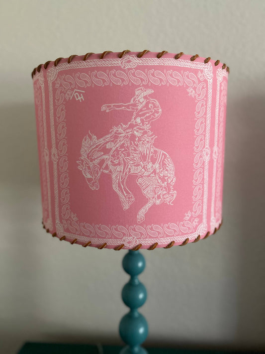 Lampshade Bandana Bronc Pink