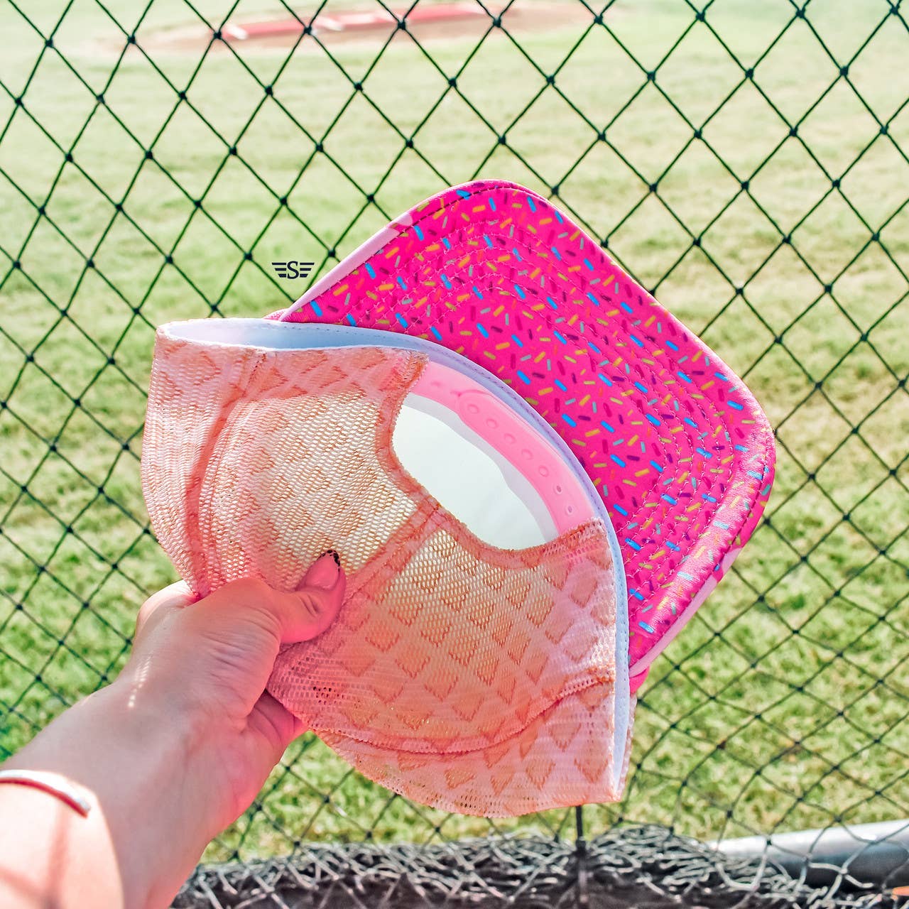 Ice Cream Drip Printed Mesh Trucker Hat