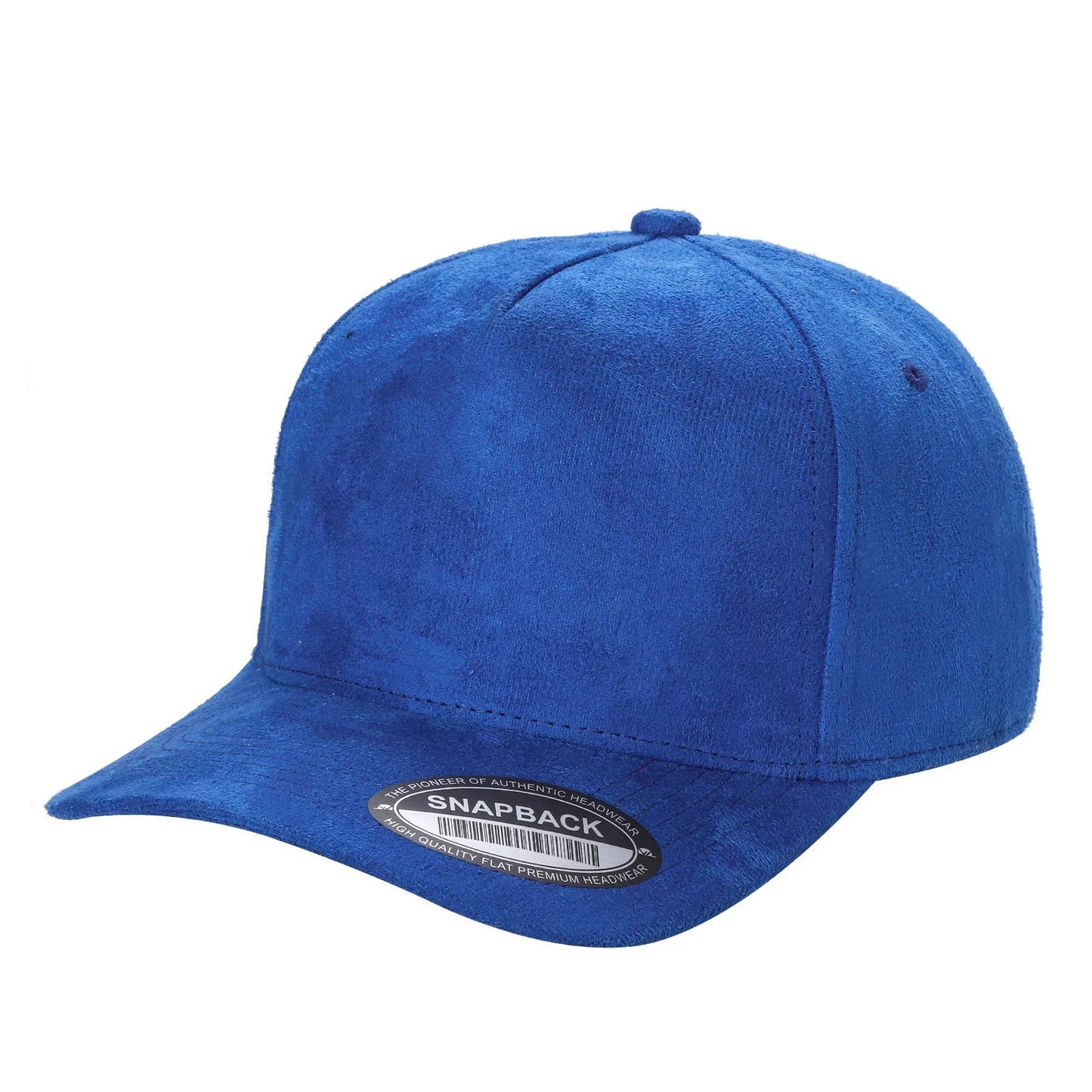 Dozen Solid Color Suede Snapback Hats