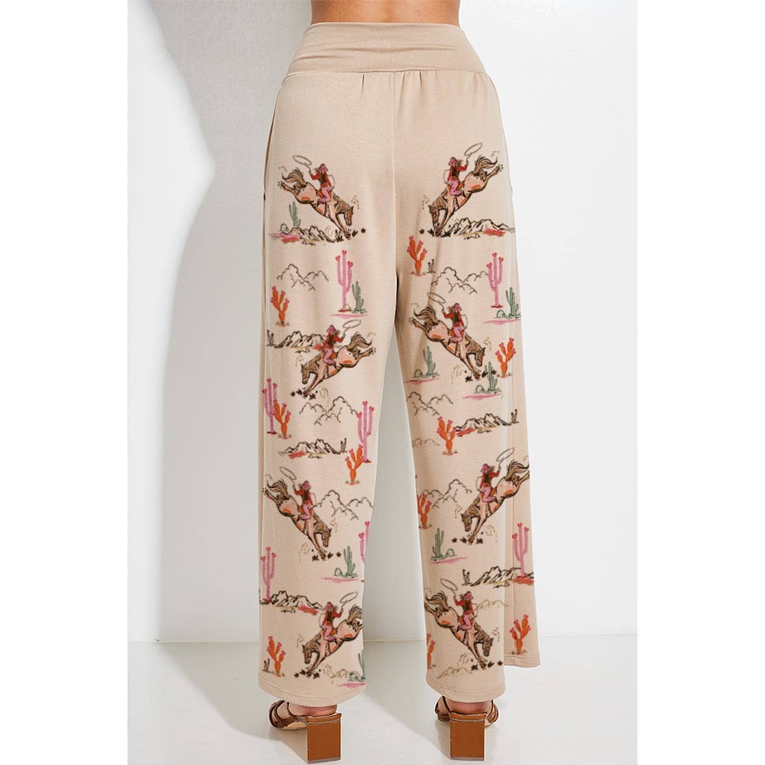 Cowgirl crop tank top and maximized pants set