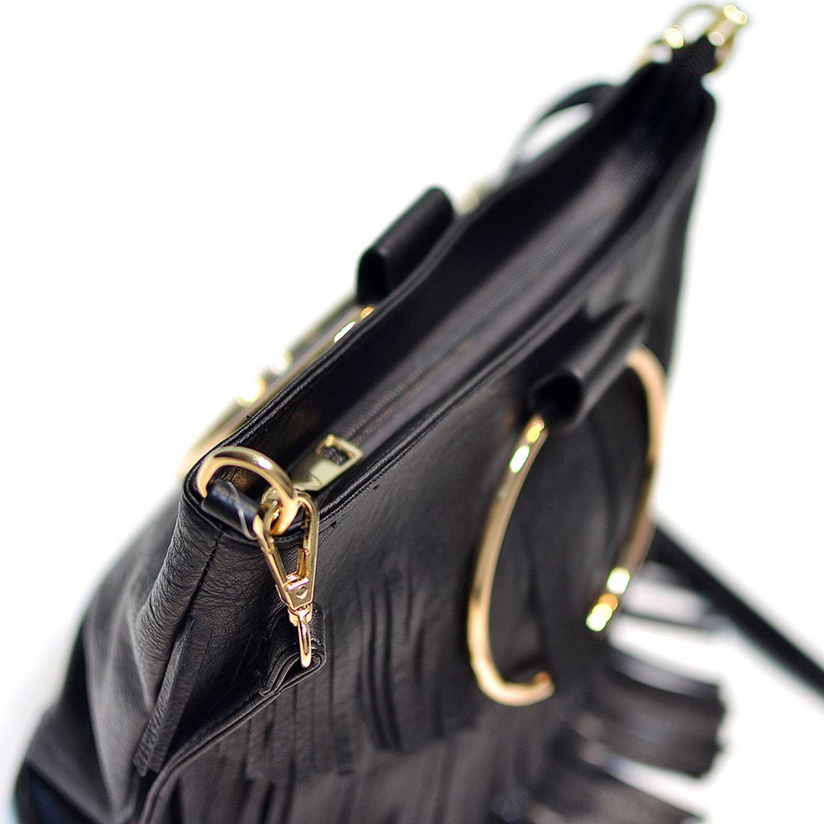 CWAB4544_IRREGULAR TASSEL HANDBAG SHOULDER BAG