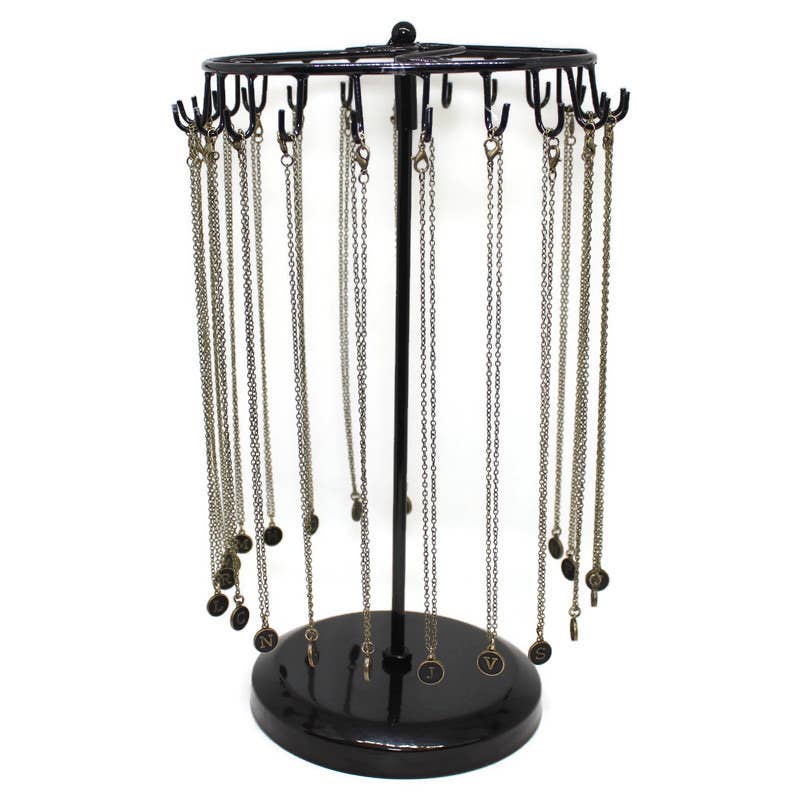 Spinner Display for Initial Necklace Sets