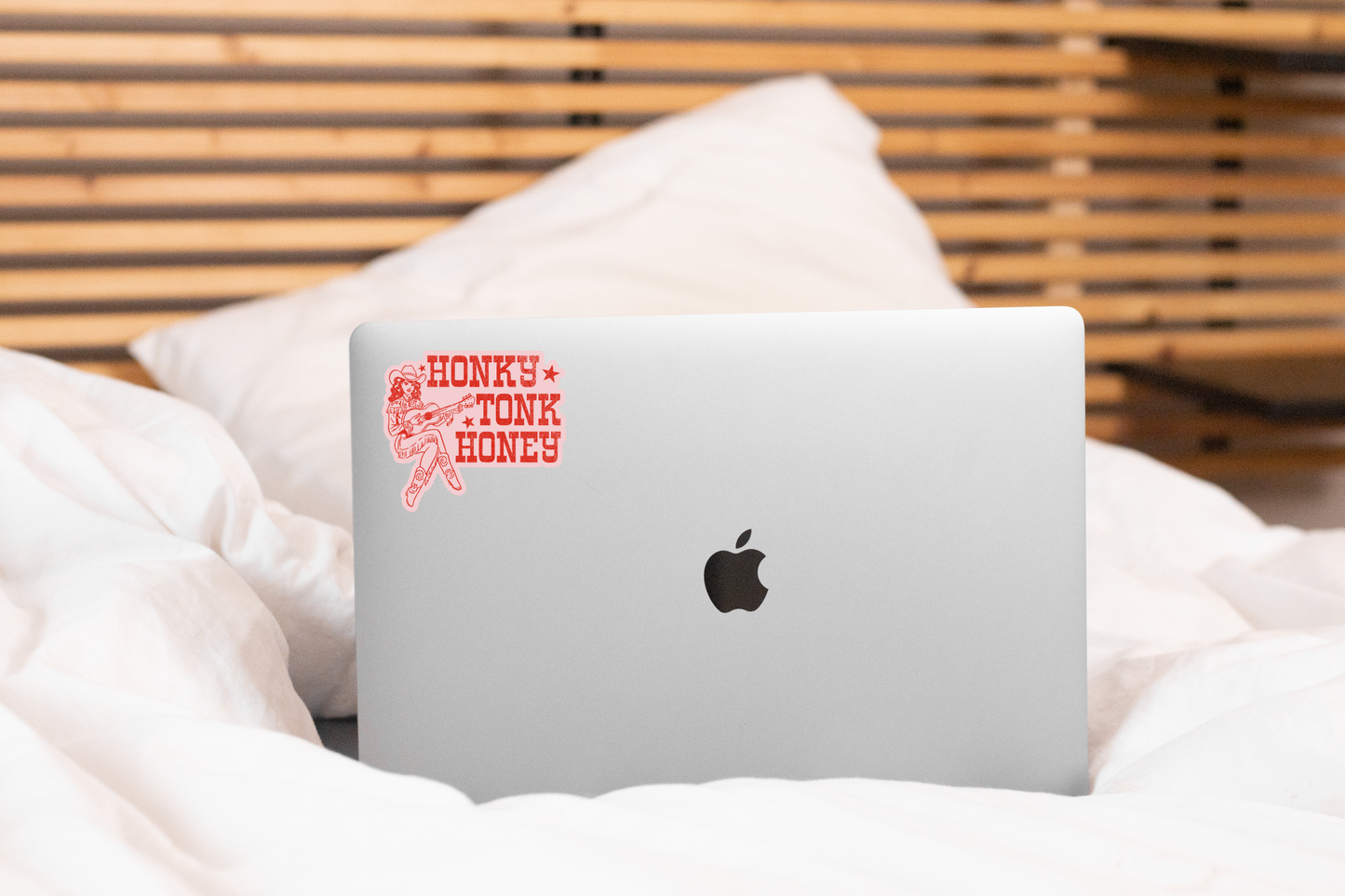 Honky Tonk Honey Sticker - western, rodeo, cowgirl, cowboy