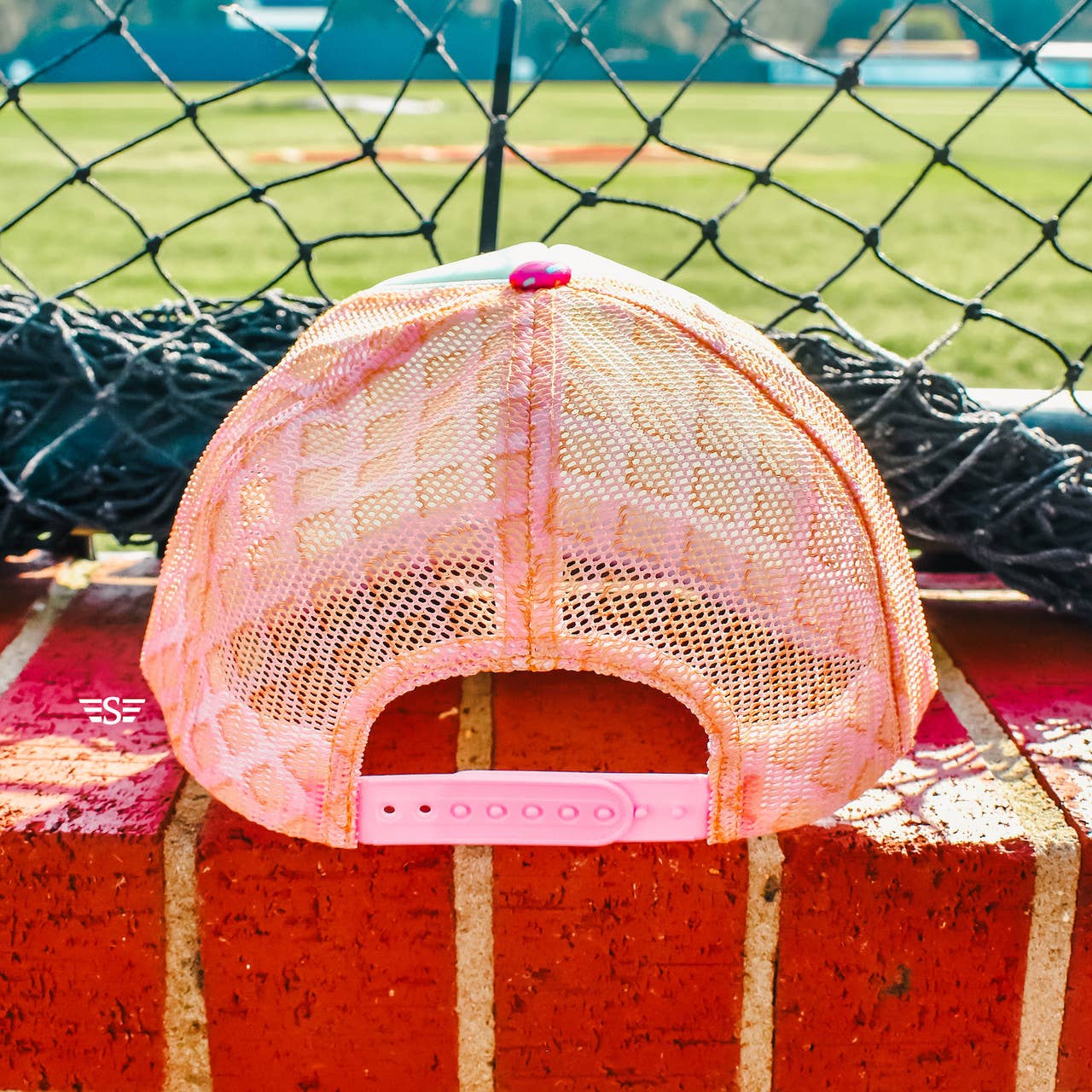 Ice Cream Drip Printed Mesh Trucker Hat