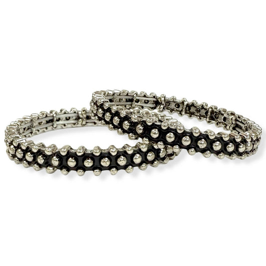 Mini Bubbles Triple Row Stretch Bracelet 