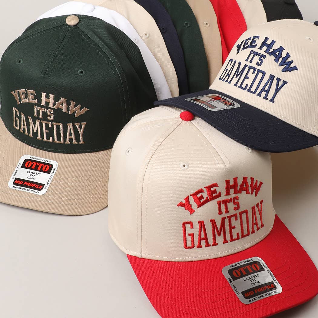 YEE HAW IT'S GAMEDAY Embroidered Trucker Hat