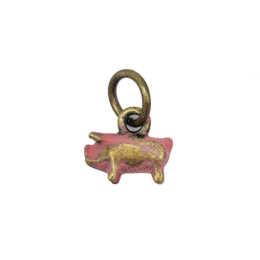 Pig Charm Bracelet, Necklace, or Charm Only