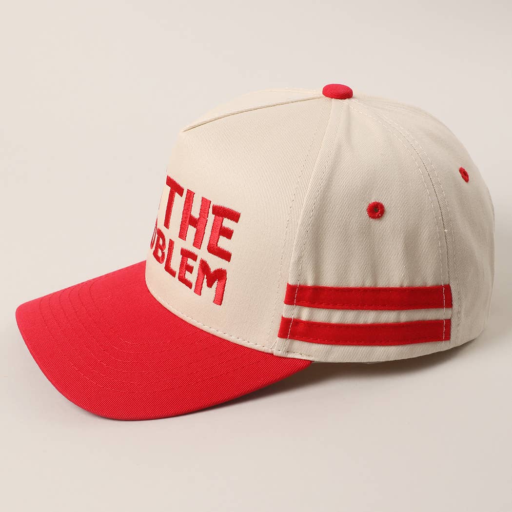 I'M THE PROBLEM Two-Tone Cotton Two Stripes Trucker Hat
