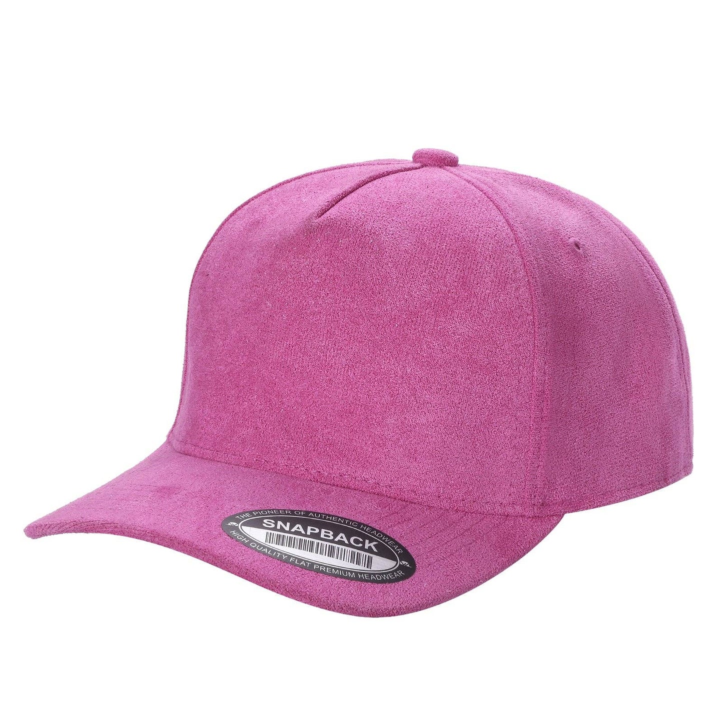 Dozen Solid Color Suede Snapback Hats