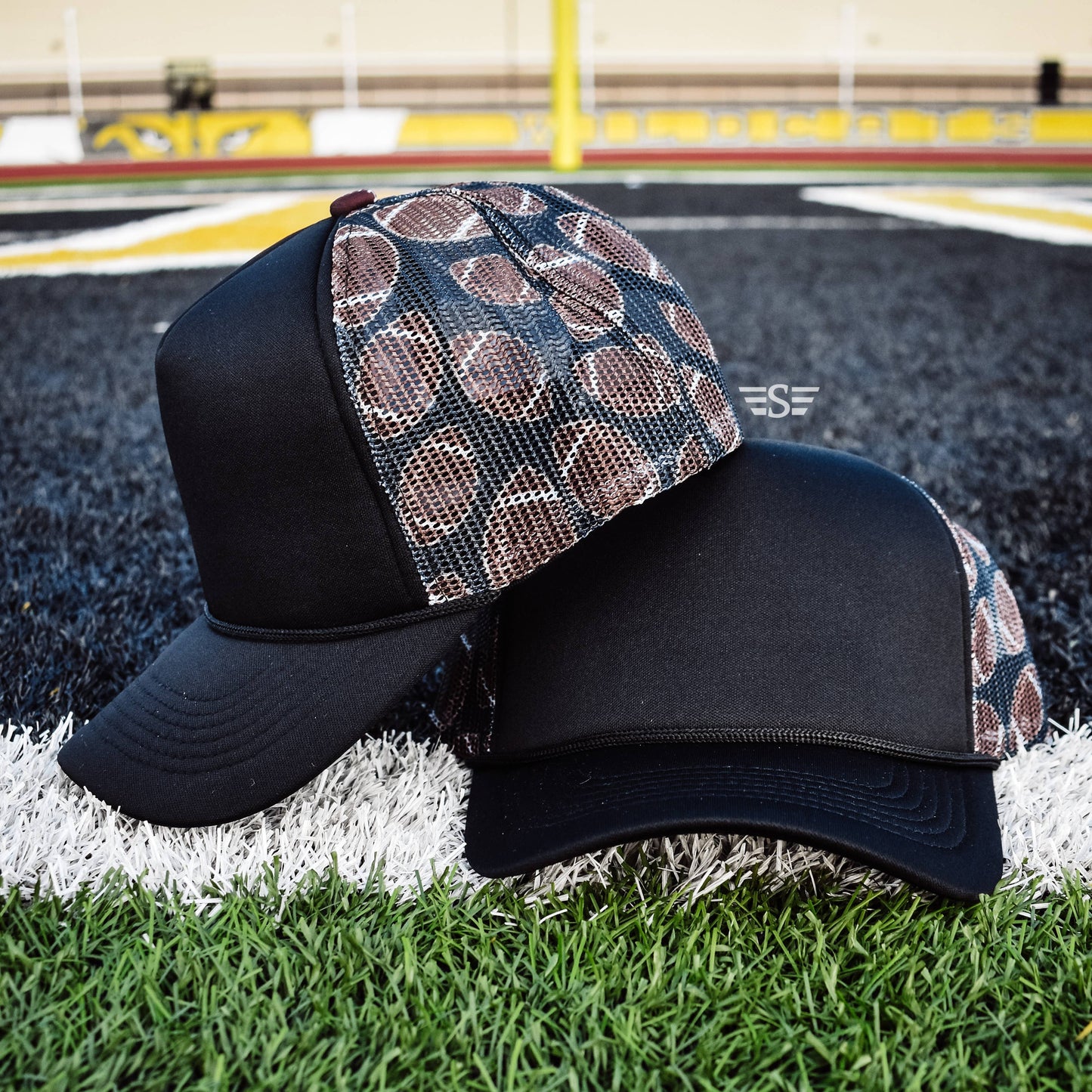 Football Mesh Back Foam Trucker Cap