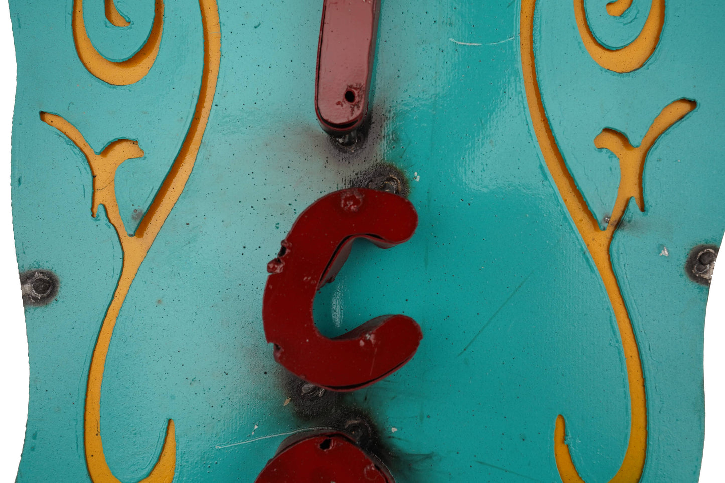 Welcome Boot Sign-22x25H inch-Handmade-Wall Decor-Turquoise