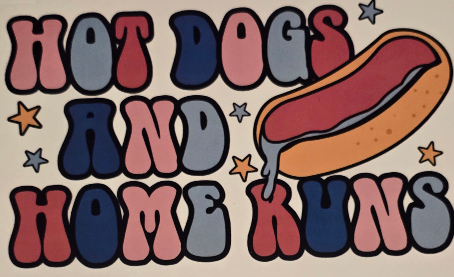 DTF Baseball "Hot Dogs and Home Runs" Hot Dog