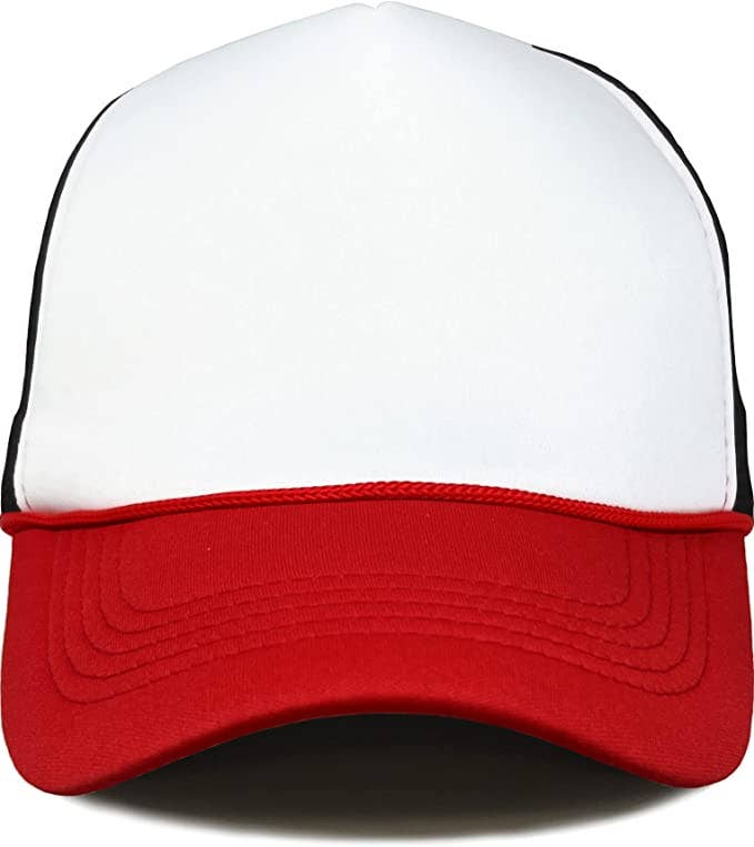 Foam Trucker Hat (White/Red/Black)