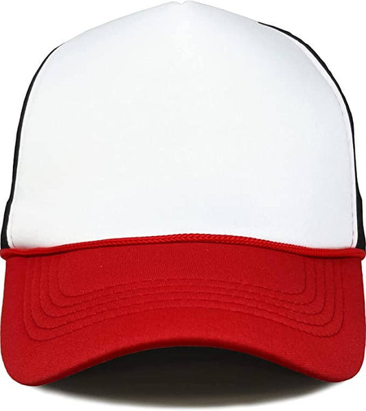 Foam Trucker Hat (White/Red/Black)